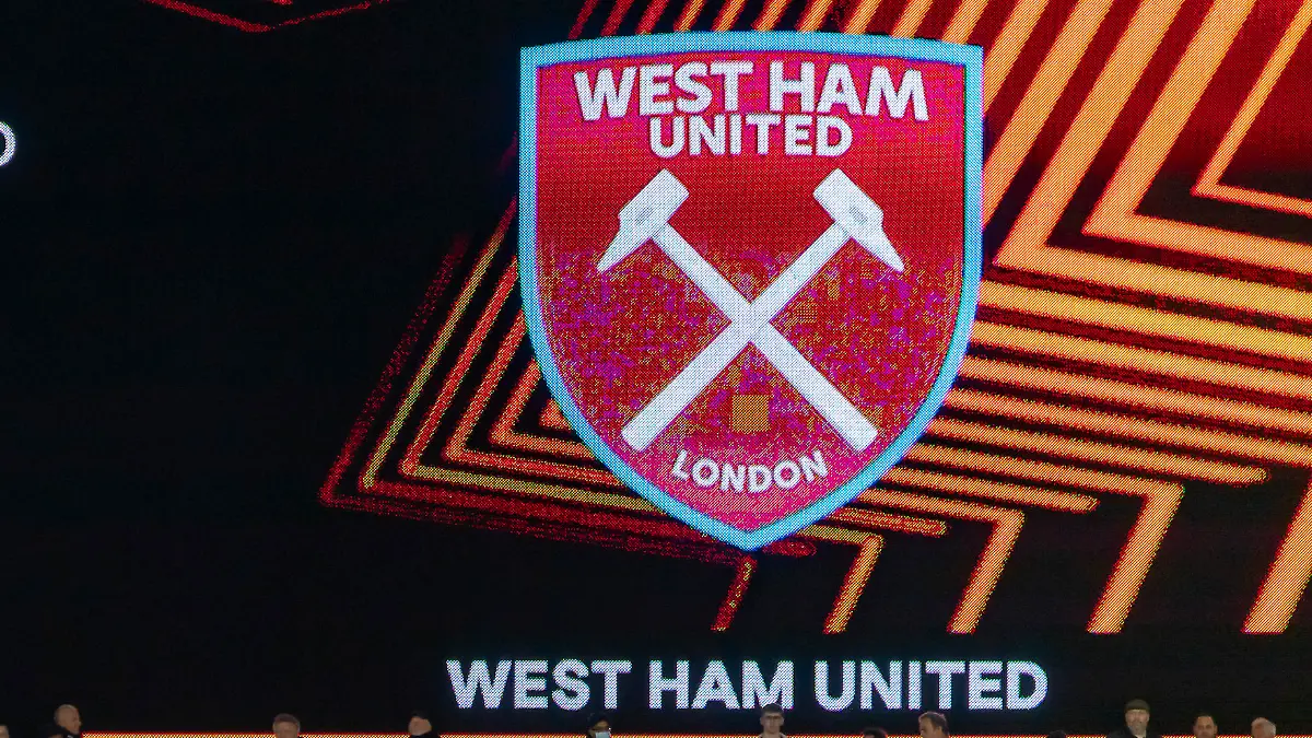 West Ham team is announced during the UEFA 2021 Europa League match between West Ham United and SK Rapid Wien, London Stadium, Group H, match 2. September 30th 2021, Credit:ANTHONY_STANLEY / Avalon