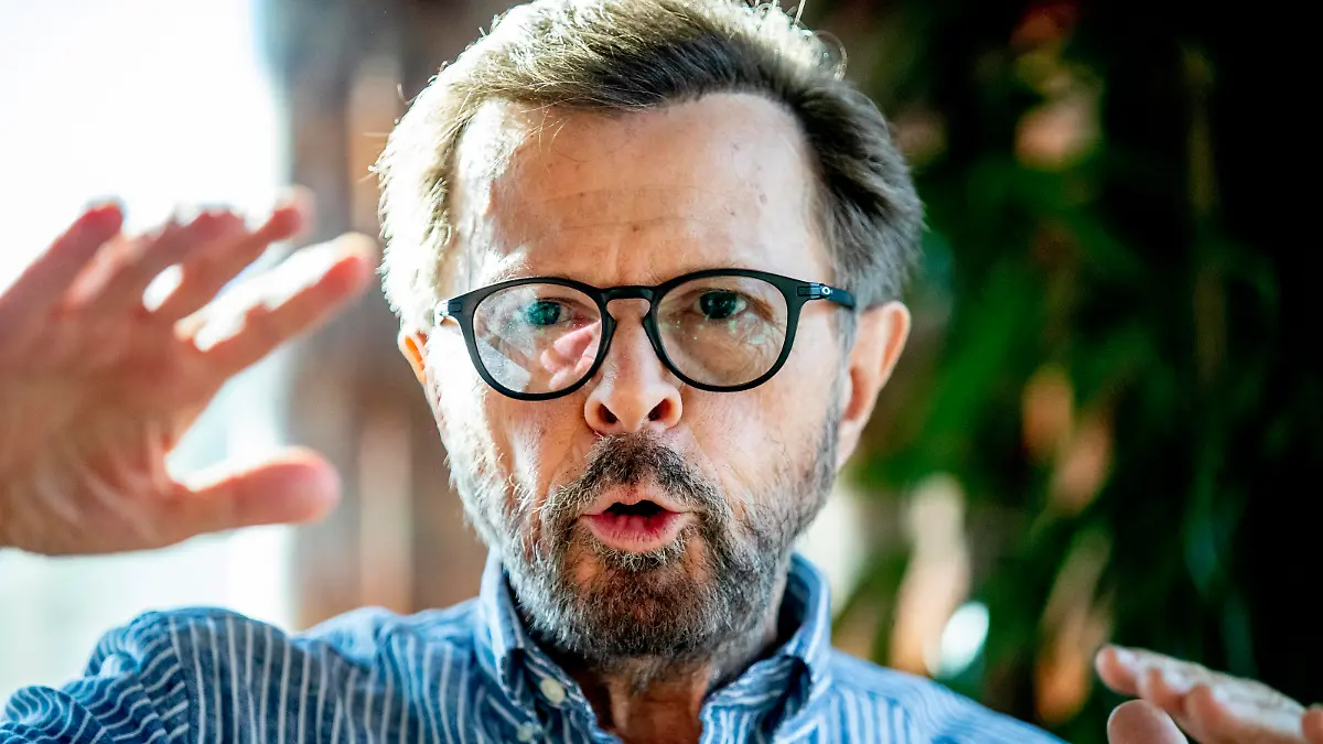 Bjorn Ulvaeus photographed in Vastervik, Sweden, on October 15, 2021, ahead of the release of the new ABBA album Voyage. VÄSTERVIK Sweden PER x9200x *** Bjorn Ulvaeus photographed in Vastervik, Sweden, on October 15, 2021, ahead of the release of the new ABBA album Voyage VÄSTERVIK Sweden PER x9200x, PUBLICATIONxNOTxINxDENxNORxSWExFIN Copyright: xAdamxIhse/TTx BJORN ULVAEUS