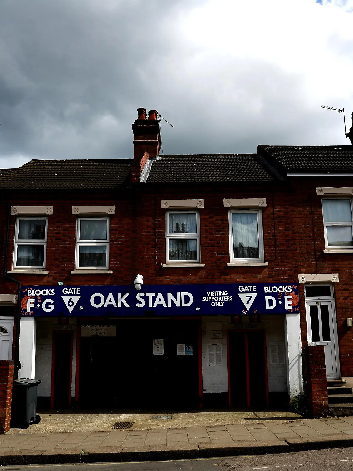A view of Luton Town's Oak Stand at their Kenilworth Road stadium, Luton, Britain, May 23, 2023. REUTERS/Carl Recine