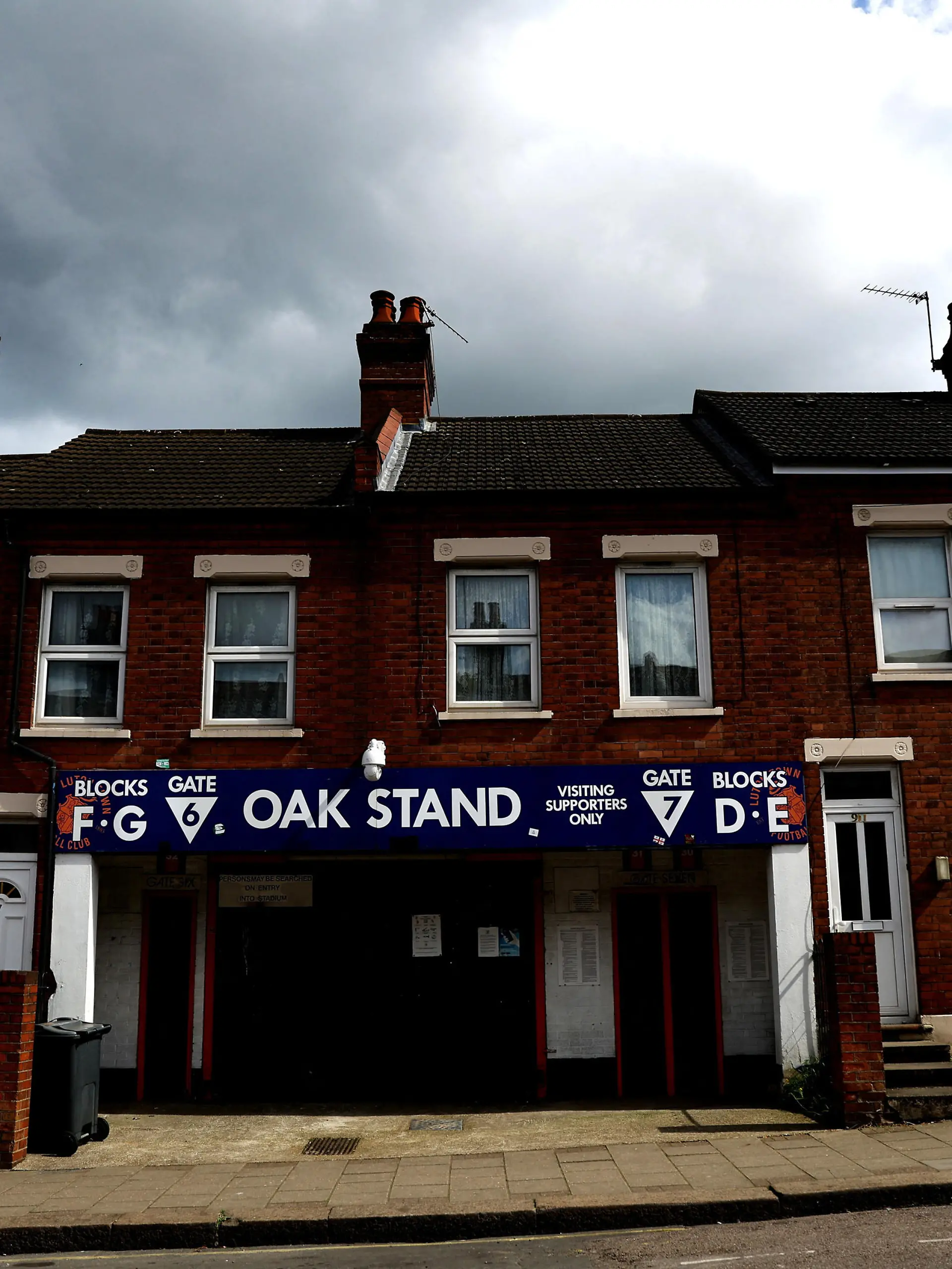 A view of Luton Town's Oak Stand at their Kenilworth Road stadium, Luton, Britain, May 23, 2023. REUTERS/Carl Recine