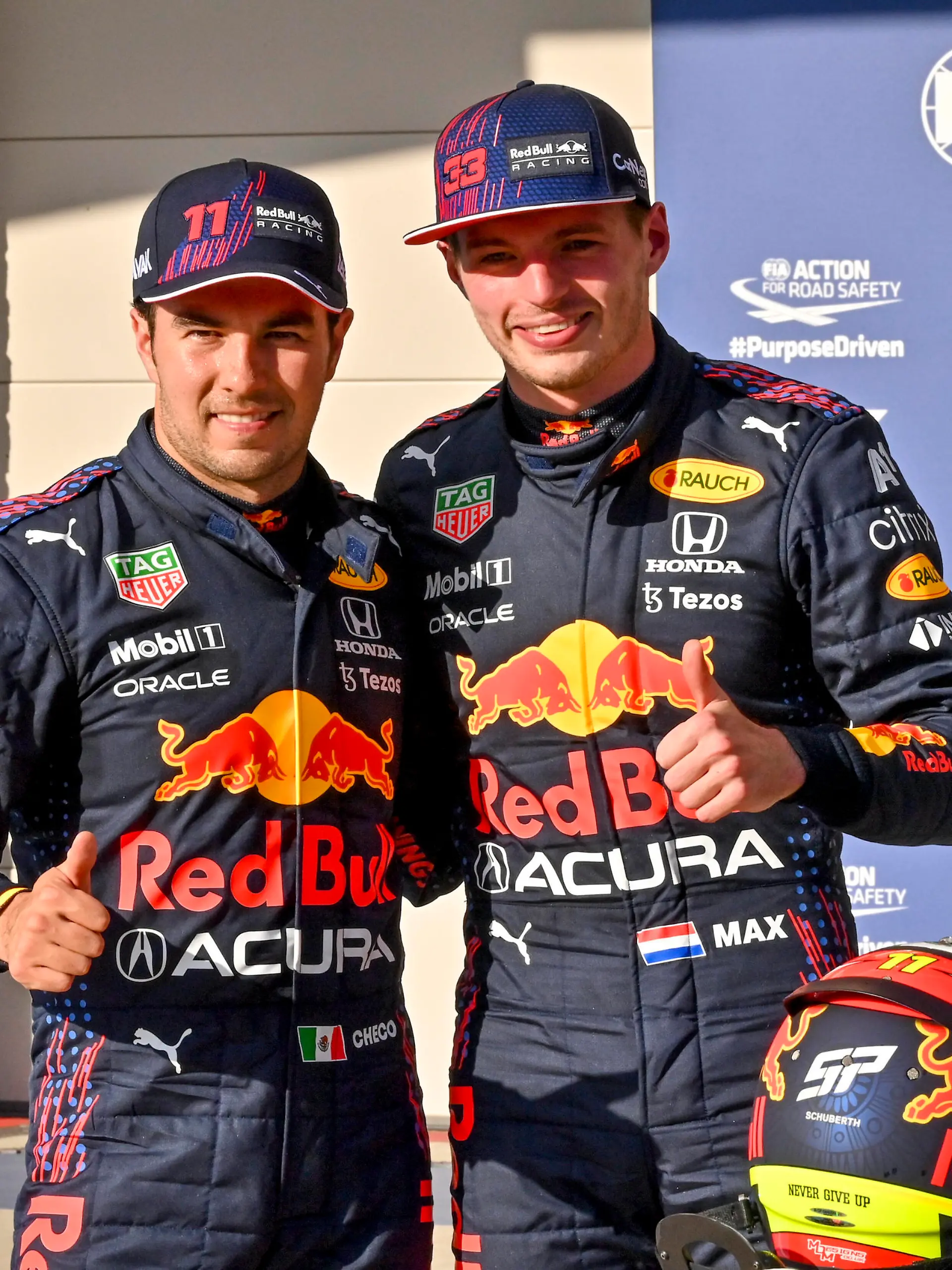  11 Sergio Perez MEX, Red Bull Racing, 33 Max Verstappen NED, Red Bull Racing, F1 Grand Prix of USA at Circuit of The Americas on October 23, 2021 in Austin, United States of America. Photo by HOCH ZWEI Austin United States of America *** 11 Sergio Perez MEX, Red Bull Racing , 33 Max Verstappen NED, Red Bull Racing , F1 Grand Prix of USA at Circuit of The Americas on October 23, 2021 in Austin, United States of America Photo by HOCH ZWEI Austin United States of America