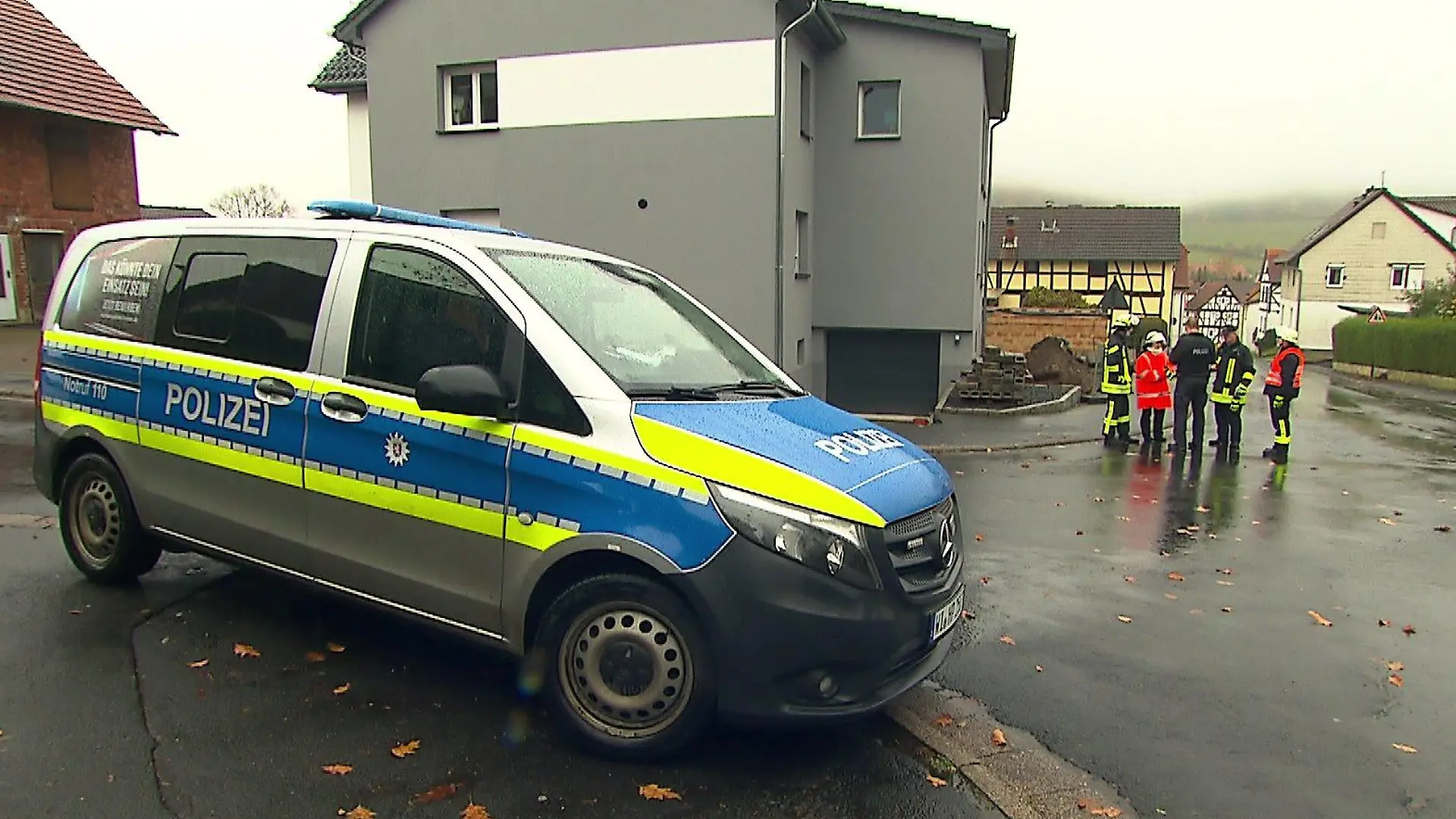 In Friedewald wurde de Bereich um den Bombenfund geräumt.