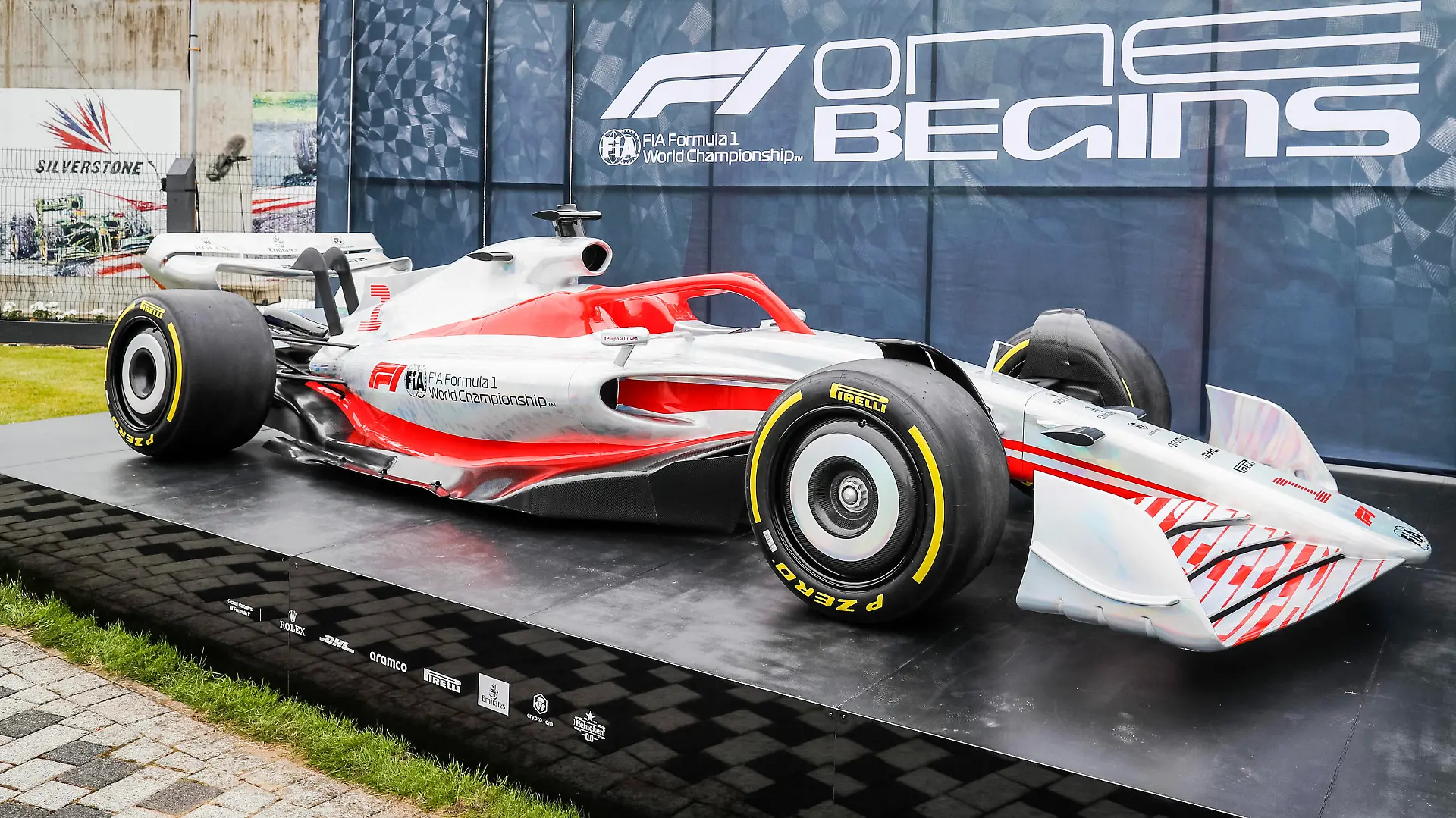 Reveal of the prototype for the 2022 F1 season, F1 Grand Prix of Great Britain at Silverstone Circuit on July 15, 2021 in Silverstone, United Kingdom. Photo by HOCH ZWEI Silverstone United Kingdom *** Reveal of the prototype for the 2022 F1 season, F1 Grand Prix of Great Britain at Silverstone Circuit on July 15, 2021 in Silverstone, United Kingdom Photo by HOCH ZWEI Silverstone United Kingdom 