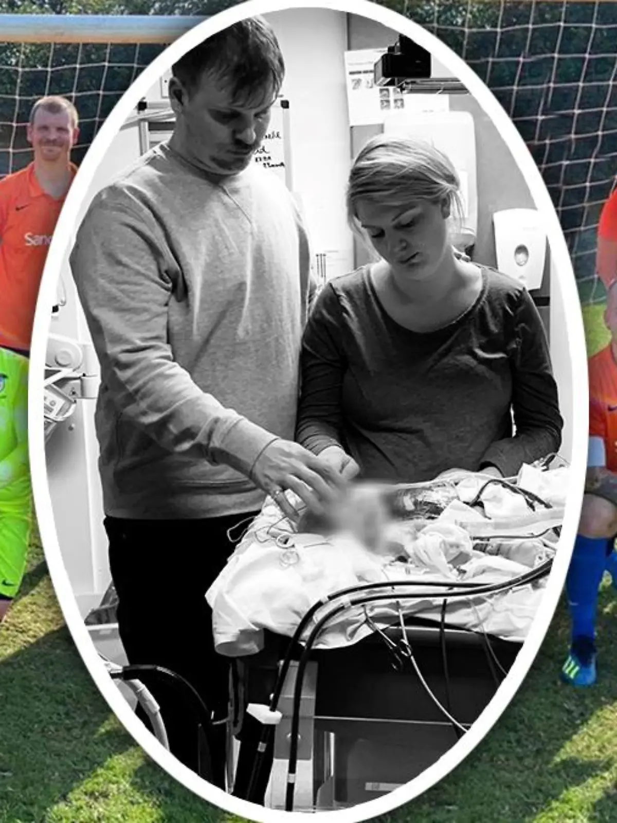 Um die Trauer über seine verstorbene Tochter Etta besser verarbeiten zu können, gründete Samuel Woolford ein Fußball-Team für verwaiste Väter.