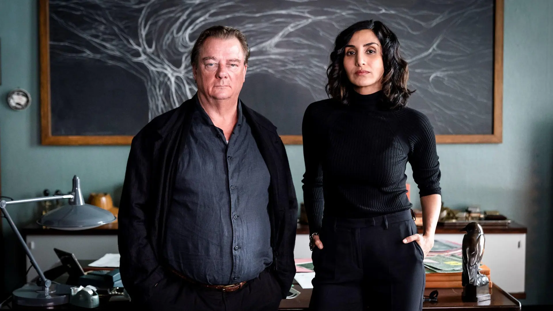 Drehstart für die Drama-Serie "Glauben": Hauptdarsteller Peter Kurth und Narges Rashidi