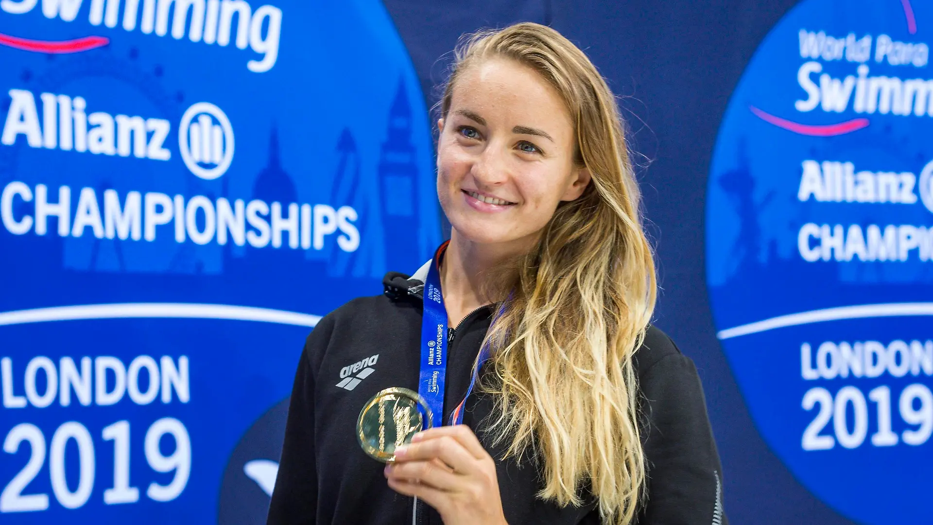  Bilder des Jahres 2019, Sport 09 September Sport Themen der Woche KW37 Sport Bilder des Tages Impressions of World Para Swimming Allianz Championships London 2019 Donnerstag, 12.09.19 - Tag 4 im London Aquatics Centre - Finale Elena Krawzow PSC Berlin/Berliner Schwimmteam gewinnt Gold über 100m Brust *** Impressions of World Para Swimming Allianz Championships London 2019 Thursday, 12 09 19 Day 4 at the London Aquatics Centre Final Elena Krawzow PSC Berlin Berlin Swimming Team wins Gold over 100m Breast
