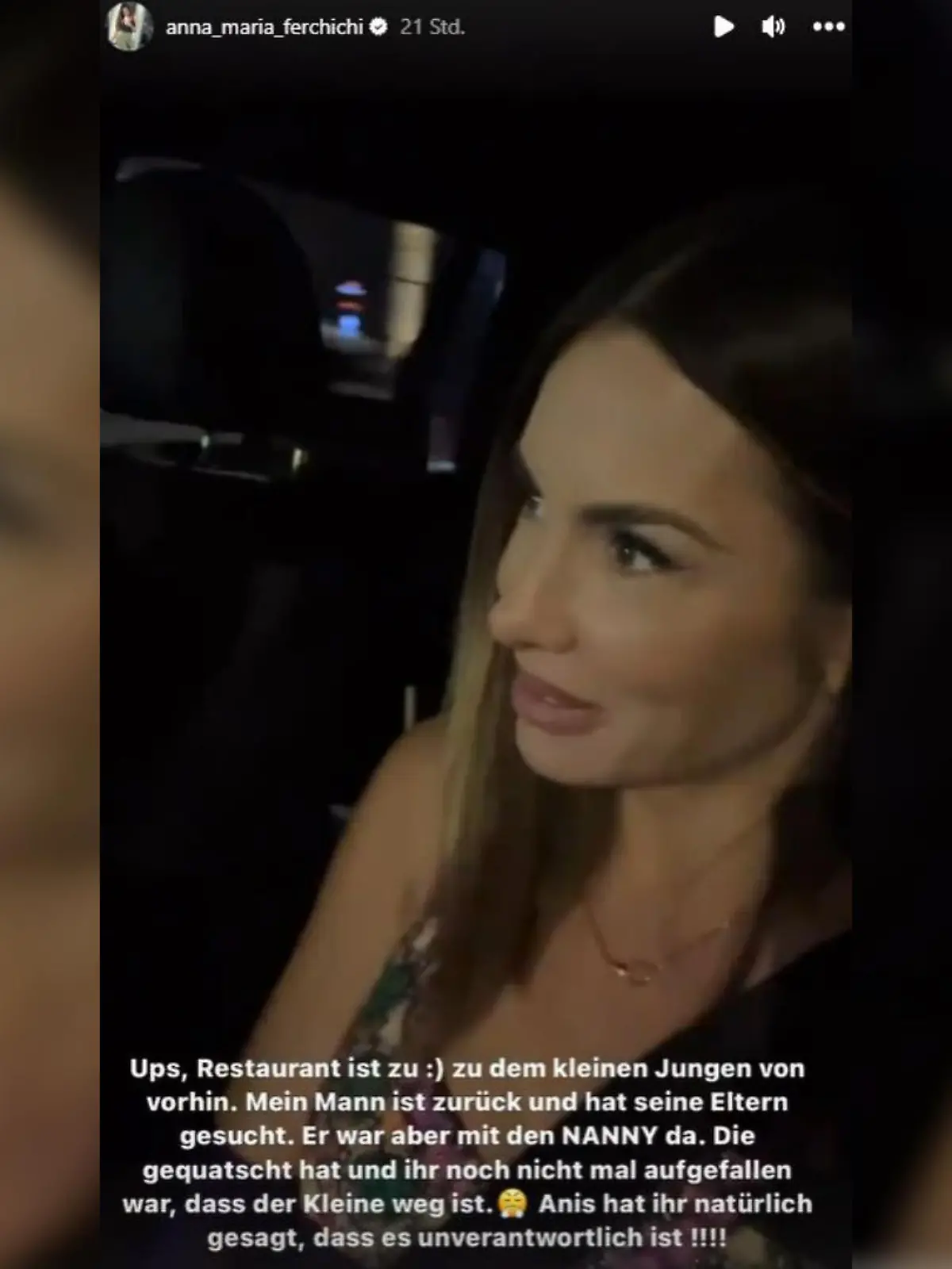 Anna -Maria Ferchichi regt sich über Nanny auf