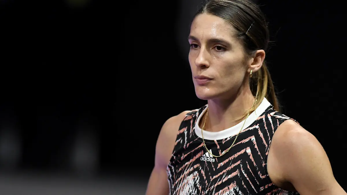  Day four of Transylvania Open and second day without public due to Covid 19. WTA, Tennis Damen competition taking place in BT Arena, Cluj-Napoca, Romania between 23-21 October 2021 Portrait of Andrea Petkovic in action during her match against Varvara Garacheva on the fourth day of Transylvania Open disputed in BT Arena Cluj-Napoca, Romania during 23-31 October 2021 Cluj-Napoca Cluj Romania Copyright: xAncaxTepeix