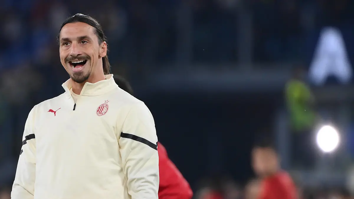  Photo Alfredo Falcone / LaPresseOctober 31, 2021 Rome, ItalySport SoccerRoma - Milan - Italian Football Championship League A 2021/2022 - Olympic stadium of RomeIn the pic: Zlatan Ibrahimovic PUBLICATIONxNOTxINxITAxFRAxCHN Copyright: xAlfredoxFalconex/xLaPressex