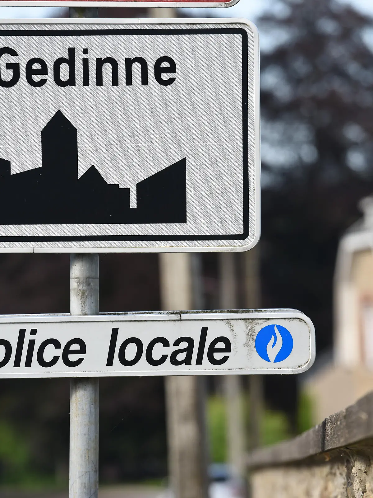 Illustration shows the name of the Gedinne municipality on a road sign, Tuesday 08 May 2018. BELGA PHOTO JEAN-LUC FLEMAL Foto: Jean-Luc Flemal/BELGA/dpa