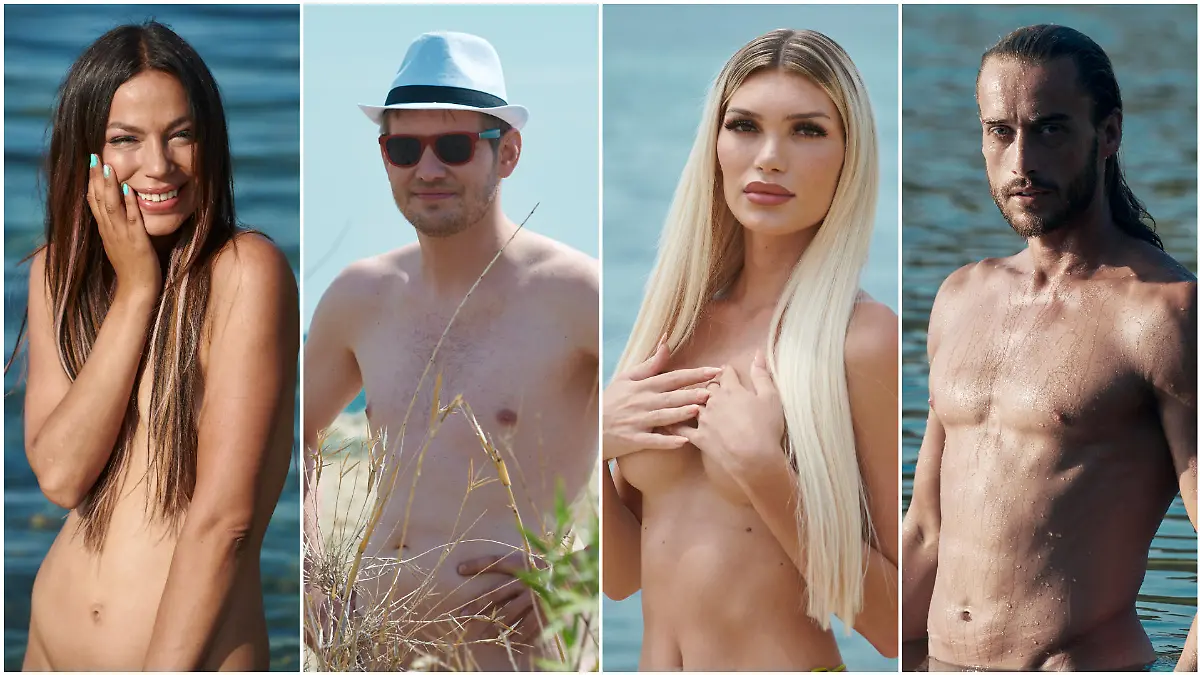 Gisele Oppermann, Falko Ochsenknecht, Guiliana Farfalla und Sasha Sasse sind bereit für das freizügige Experiment.