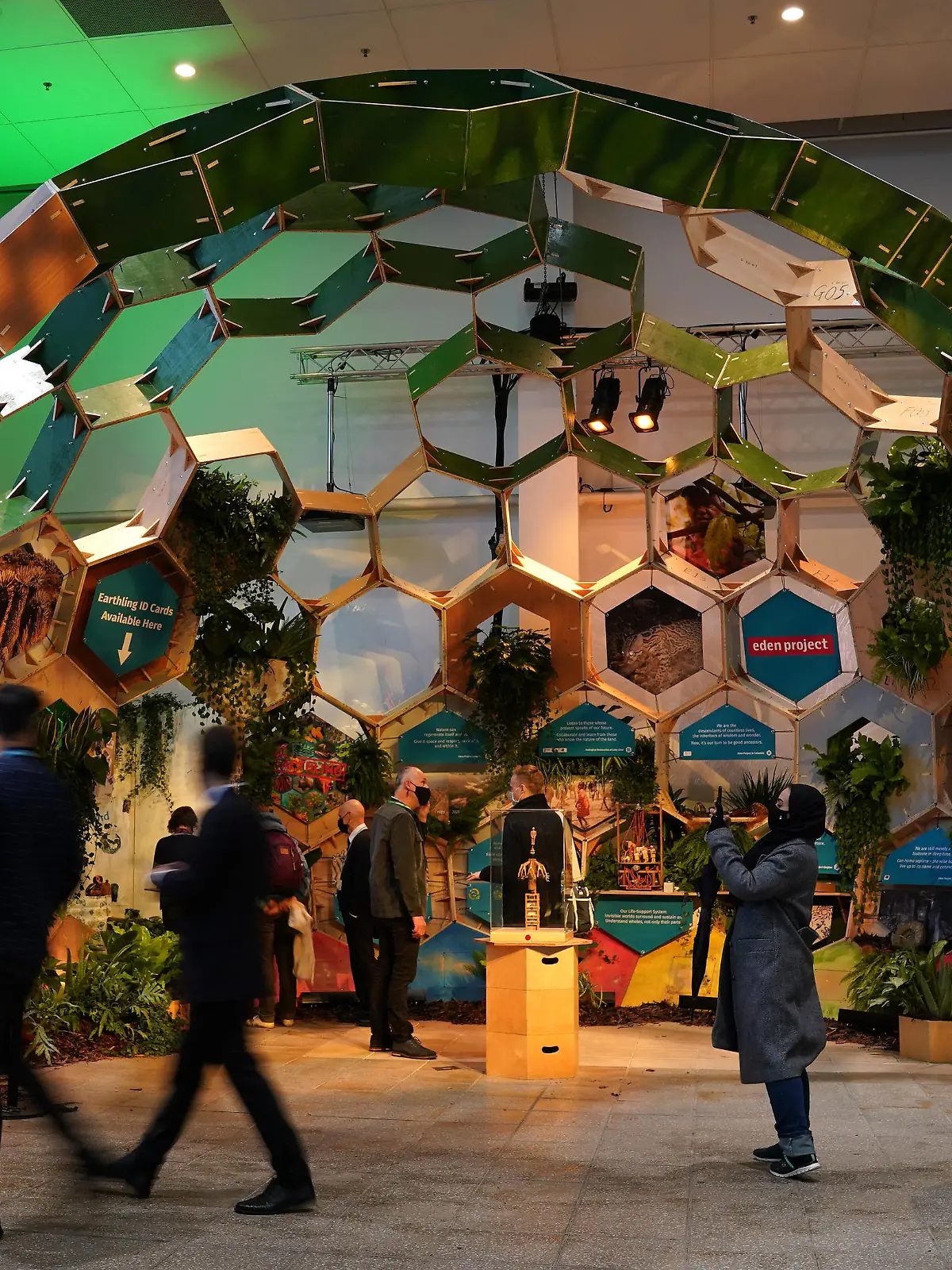  October 31, 2021, Glasgow, UK: The Eden Project Pavilion in the Scottish Event Campus at the start of the Cop26 summit in the city. Picture date: Sunday October 31, 2021. Glasgow UK PUBLICATIONxINxGERxSUIxAUTxONLY - ZUMAp134 20211031_zba_p134_288 Copyright: xAndrewxMilliganx