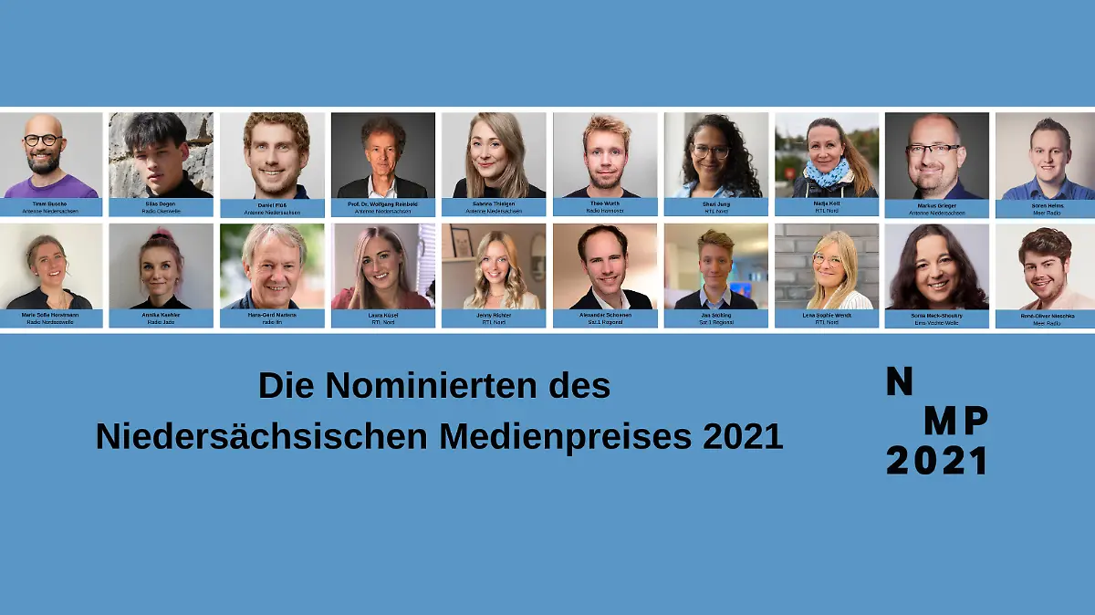 Auch 2021 wird der niedersächsische Medienpreis verliehen. Das sind die Nominierten.