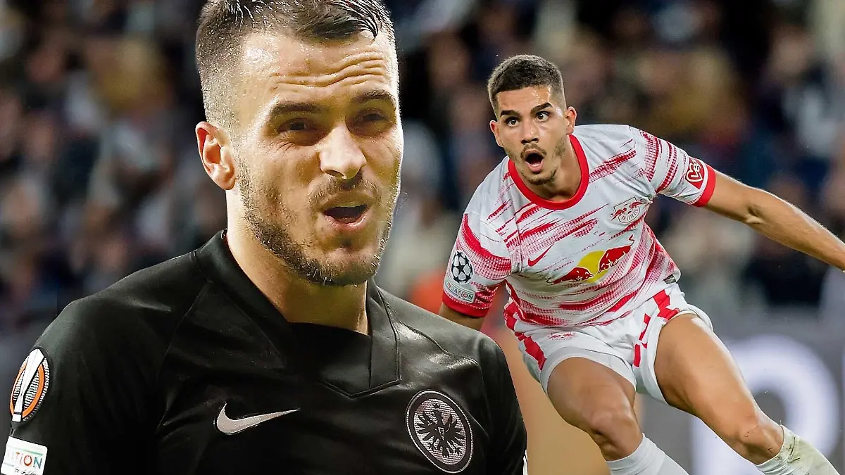 Eintracht Frankfurt trifft auf RB Leipzig.