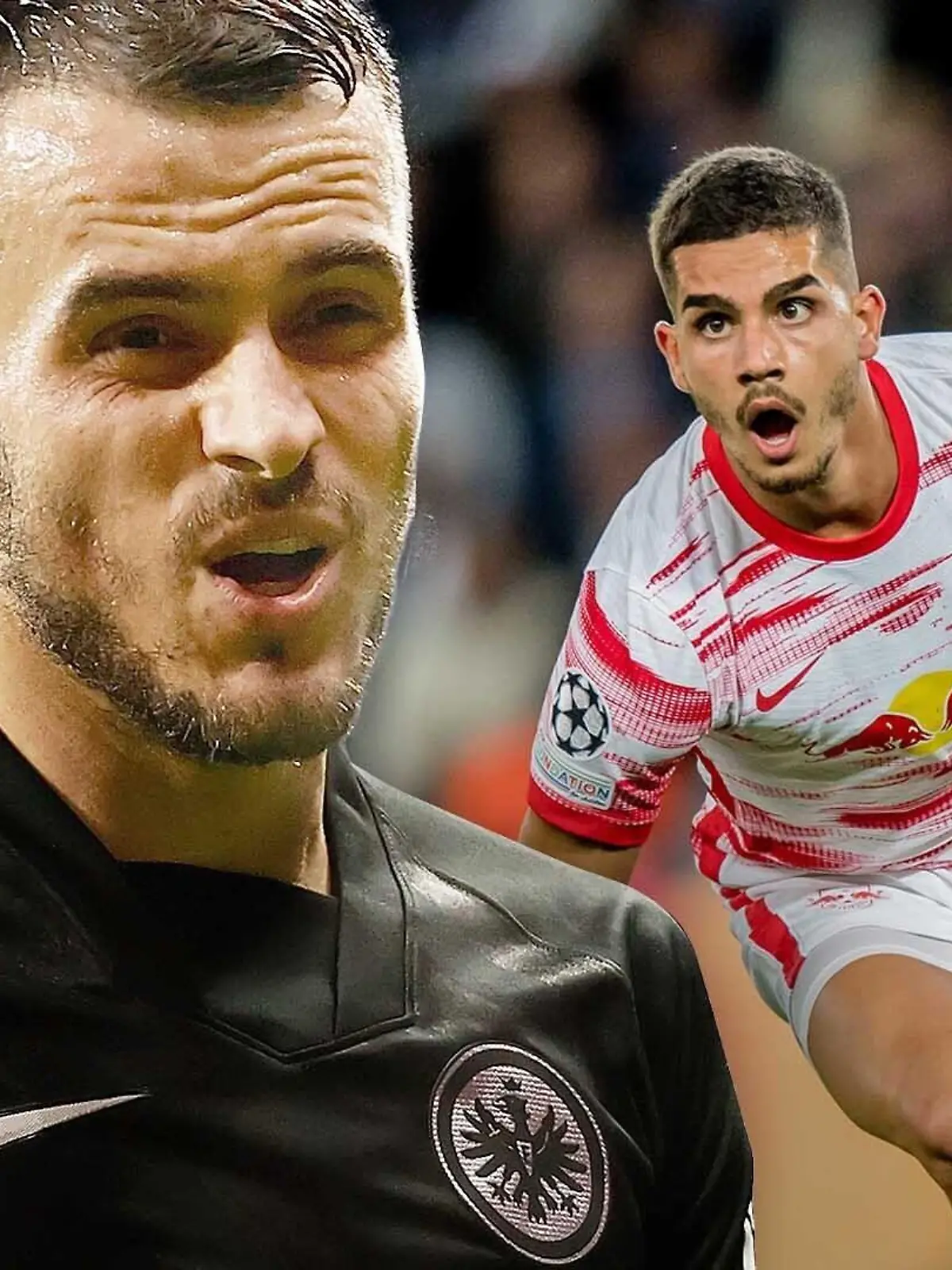 Eintracht Frankfurt trifft auf RB Leipzig.