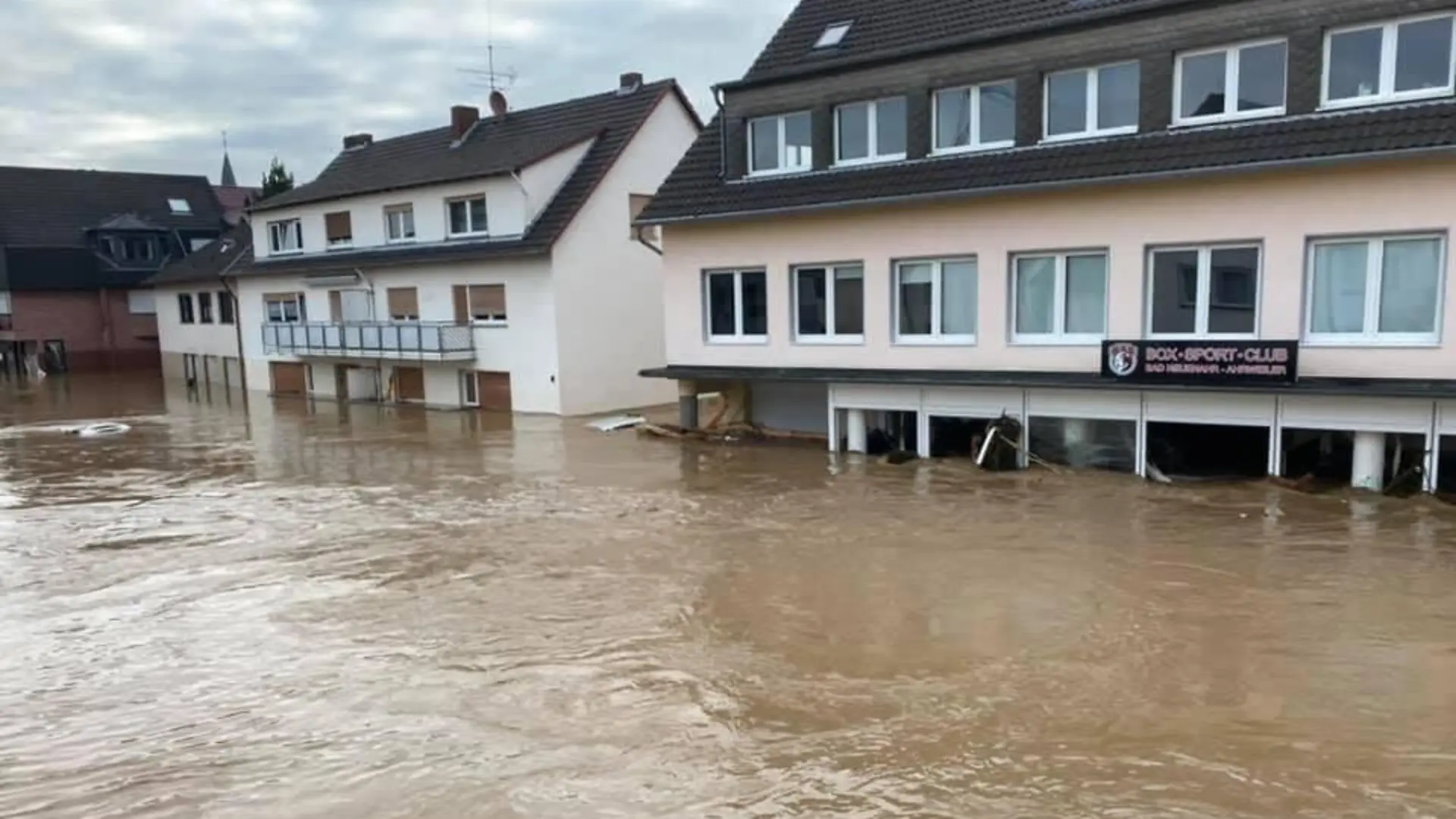 Der Box-Club in Bad Neuenahr-Ahrweiler nach der Flut.