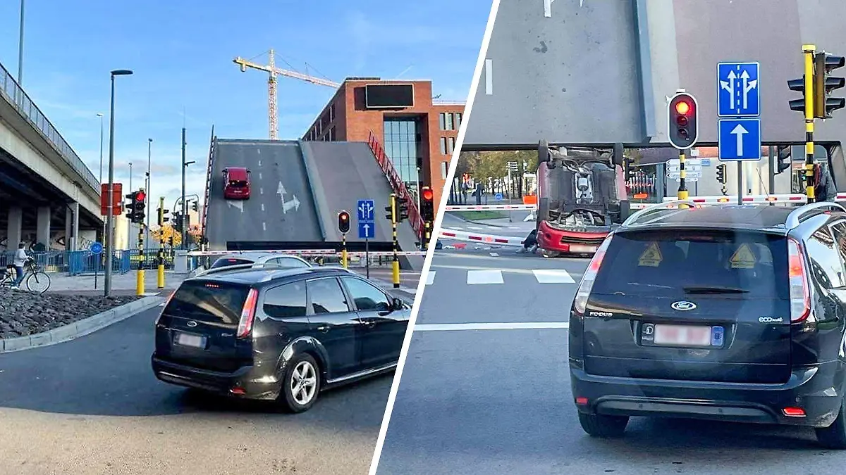 Schlimmer Unfall in Leuven (Belgien)