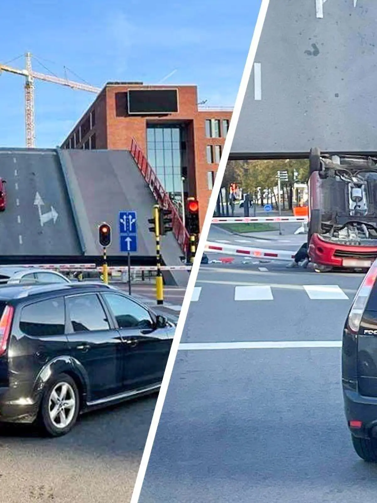 Schlimmer Unfall in Leuven (Belgien)