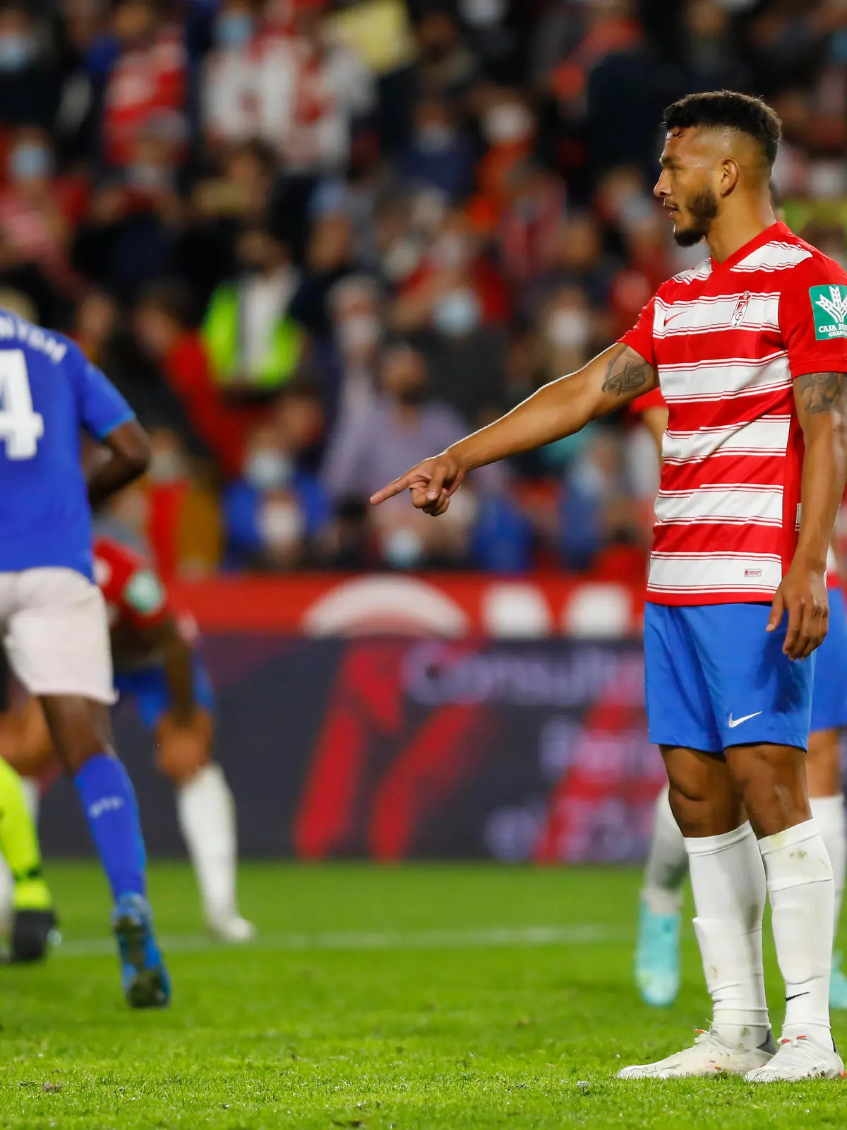  Granada CF v Getafe CF - La Liga Luis Javier Suarez, of Granada CF reacts after missing a penalty during the La Liga match between Granada CF and Getafe CF at Nuevo Los Carmenes Stadium on October 28, 2021 in Granada, Spain. Granada Granada Spain PUBLICATIONxNOTxINxFRA Copyright: xlexxCamarax camaramartinez-granadac211028_npSyN