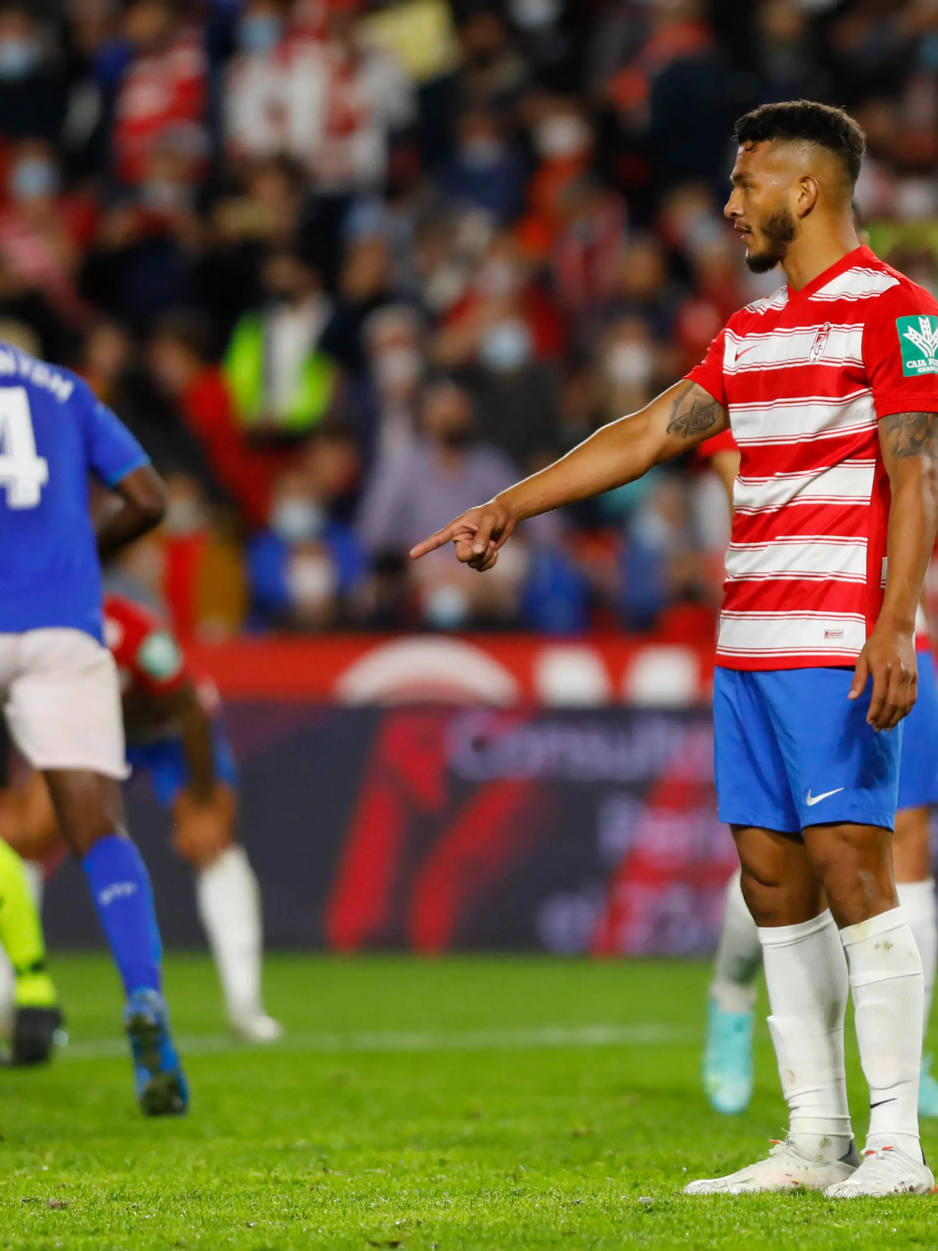  Granada CF v Getafe CF - La Liga Luis Javier Suarez, of Granada CF reacts after missing a penalty during the La Liga match between Granada CF and Getafe CF at Nuevo Los Carmenes Stadium on October 28, 2021 in Granada, Spain. Granada Granada Spain PUBLICATIONxNOTxINxFRA Copyright: xlexxCamarax camaramartinez-granadac211028_npSyN