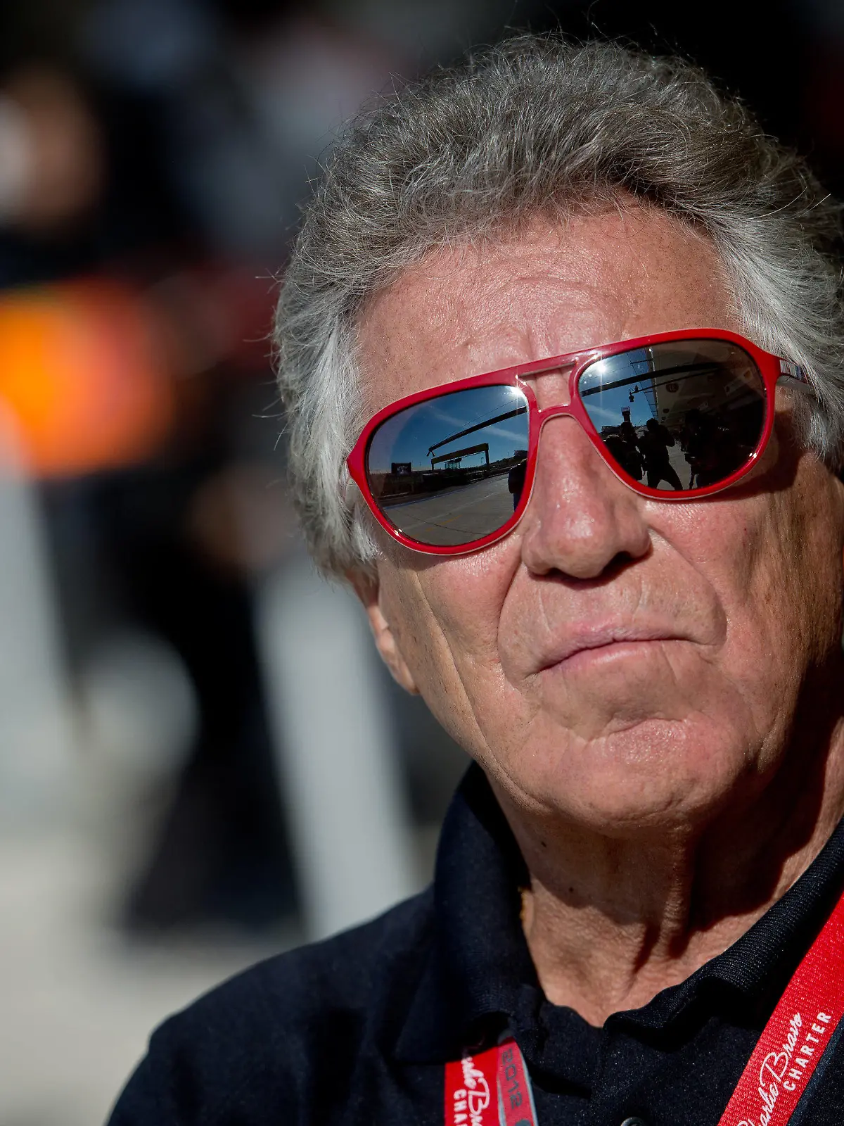 FILE - Former Formula One Driver Mario Andretti of the US seen in the pit lane during the first practice session at the Circuit of The Americas in Austin, Texas, USA, 16 November 2012. Photo: David Ebener/dpa (zu «Die Formel 1 und die USA») +++(c) dpa - Bildfunk+++
