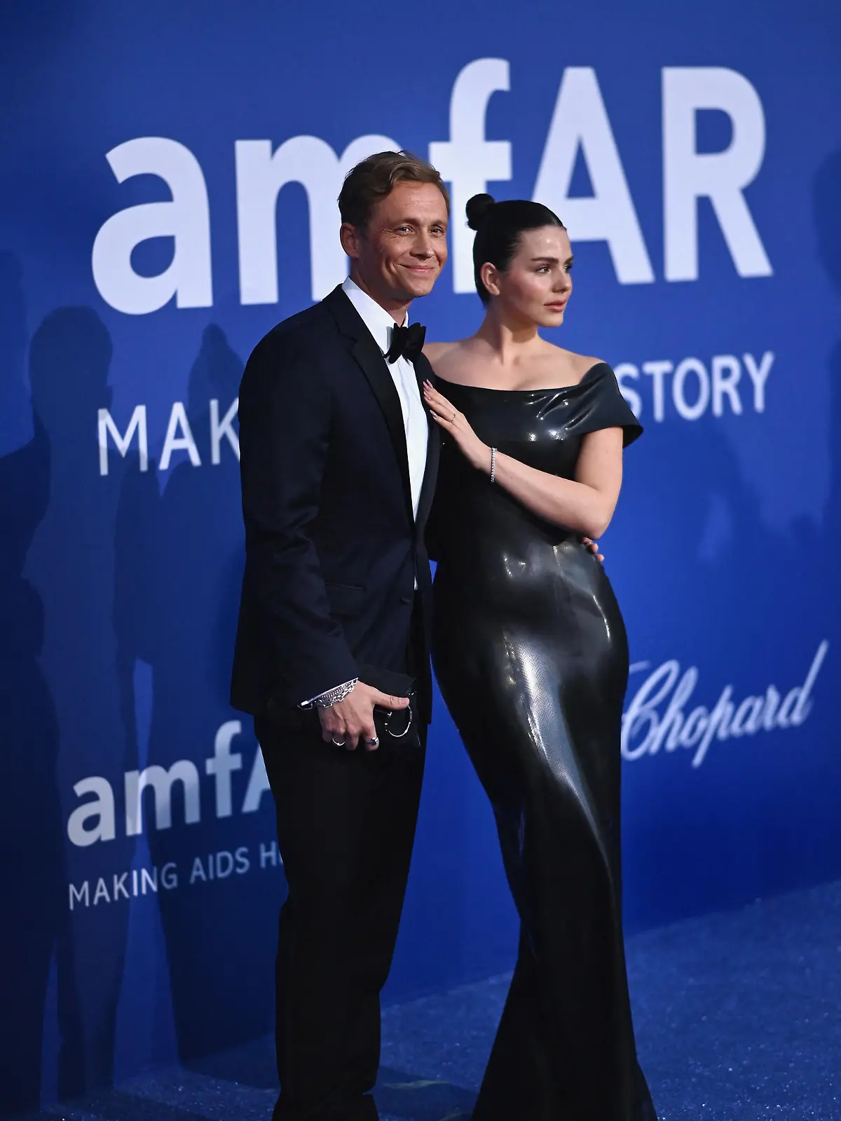 Matthias SchweighÃ¶fer and Ruby O. Fee attending the AmfAR Cannes Gala 2023 at Hotel du Cap Eden Roc on May 25, 2023 in Cap d'Antibes, France. Photo by Franck Castel/ABACAPRESS.COM
