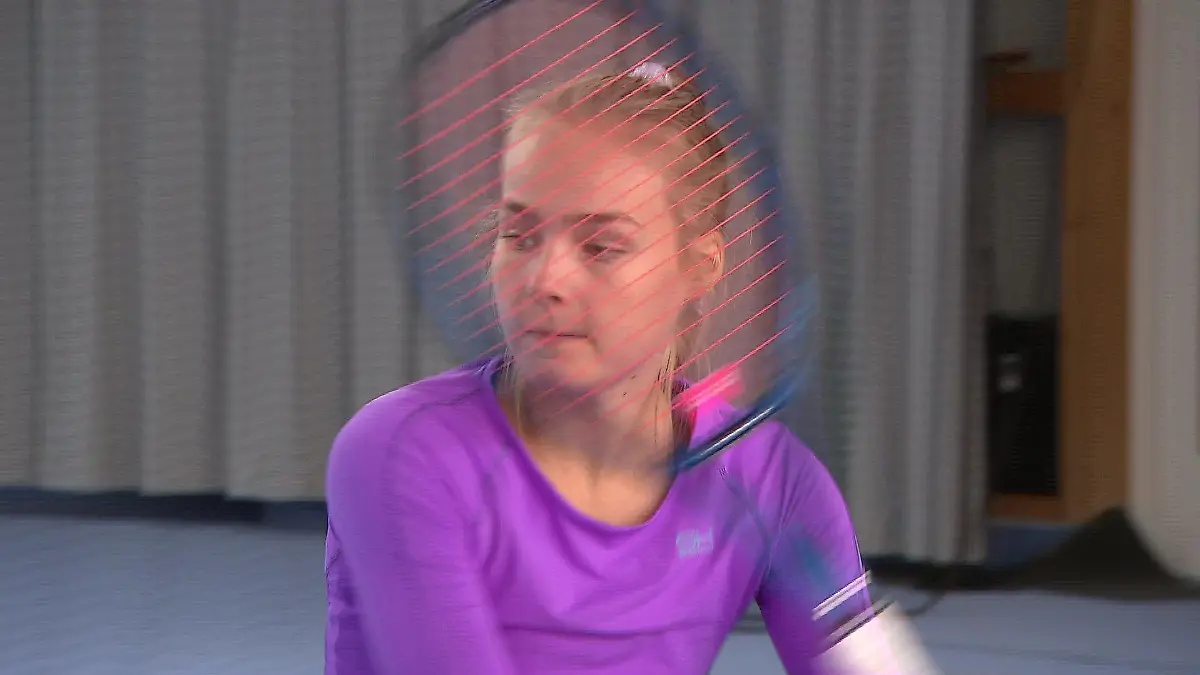 Philippa Färber aus Kiel beim Training.