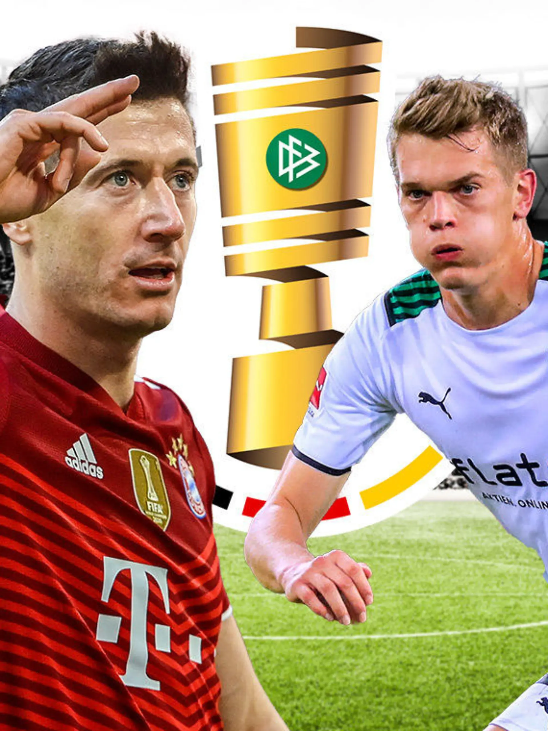 Die Bayern müssen in der 2. Pokal-Runde in Gladbach ran
