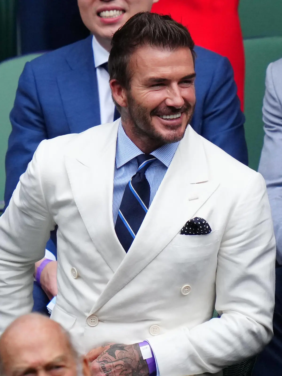  Mandatory Credit: Photo by Shutterstock 12202136l David Beckham in the Royal Box on Centre Court Wimbledon Tennis Championships, Day 11, The All England Lawn Tennis and Croquet Club, London, UK - 09 Jul 2021 Wimbledon Tennis Championships, Day 11, The All England Lawn Tennis and Croquet Club, London, UK - 09 Jul 2021 PUBLICATIONxINxGERxSUIxAUTXHUNxGRExMLTxCYPxROMxBULxUAExKSAxONLY Copyright: xShutterstockx 12202136l