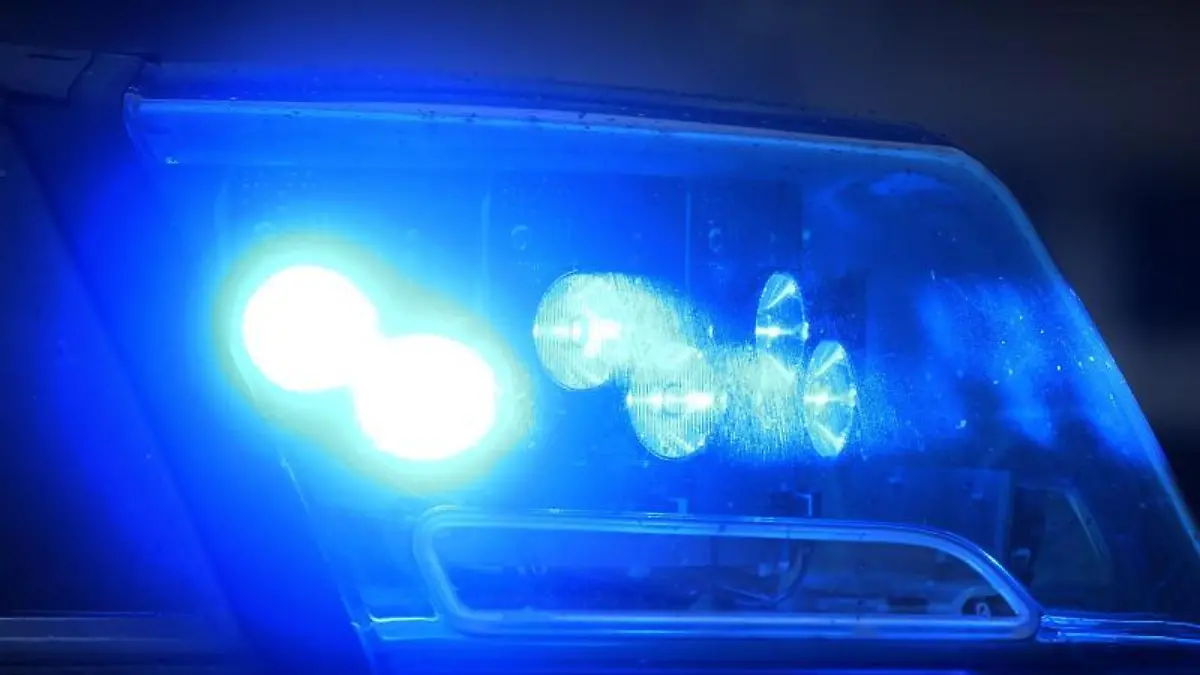 Blaulicht an Polizeiauto