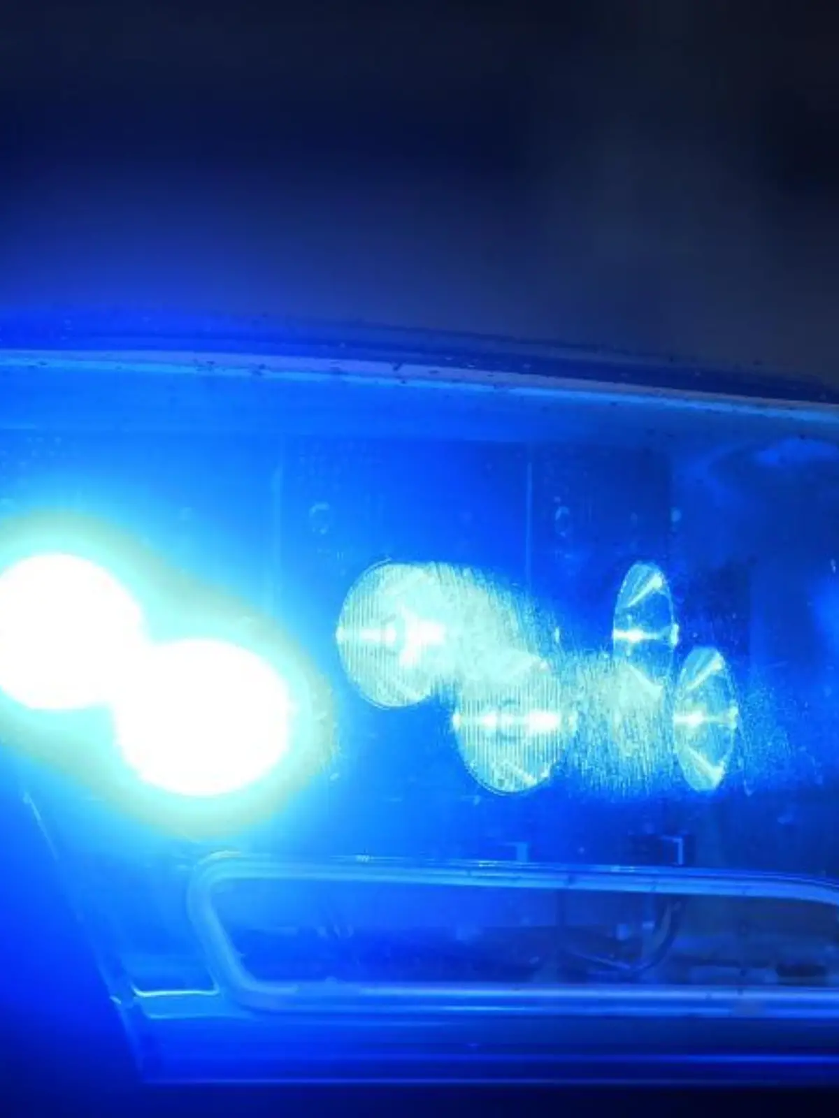 Blaulicht an Polizeiauto