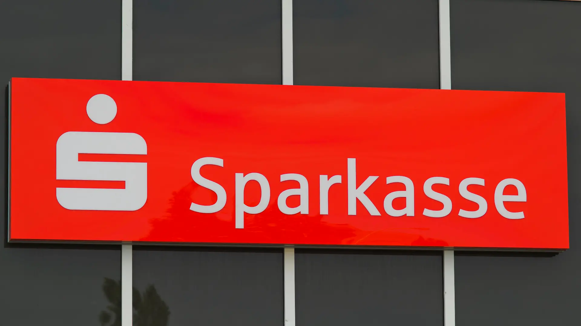 Eisenhuettenstadt, Germany - June 21, 2011: Sign of Sparkasse. Sparkasse is a public sector financial institutions. The first Sparkasse was founded in 1778 in Hamburg.
