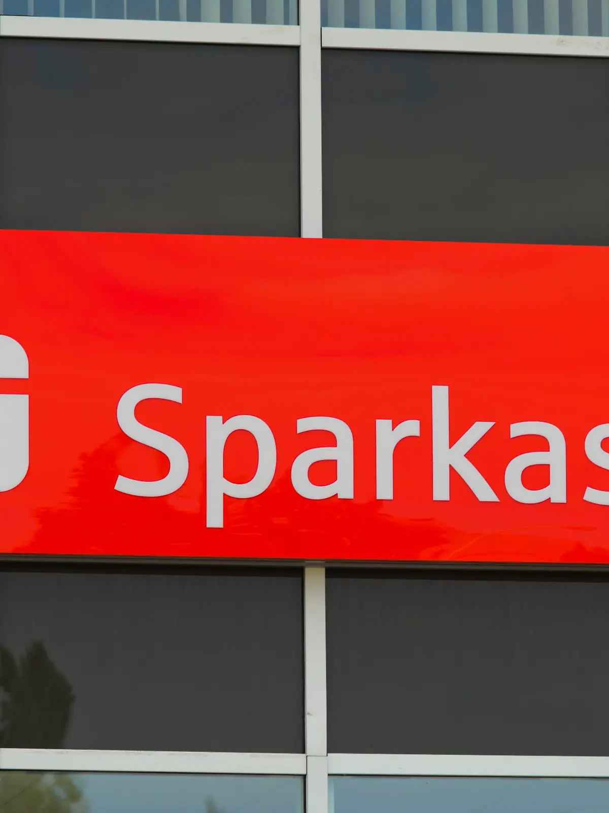 Eisenhuettenstadt, Germany - June 21, 2011: Sign of Sparkasse. Sparkasse is a public sector financial institutions. The first Sparkasse was founded in 1778 in Hamburg.