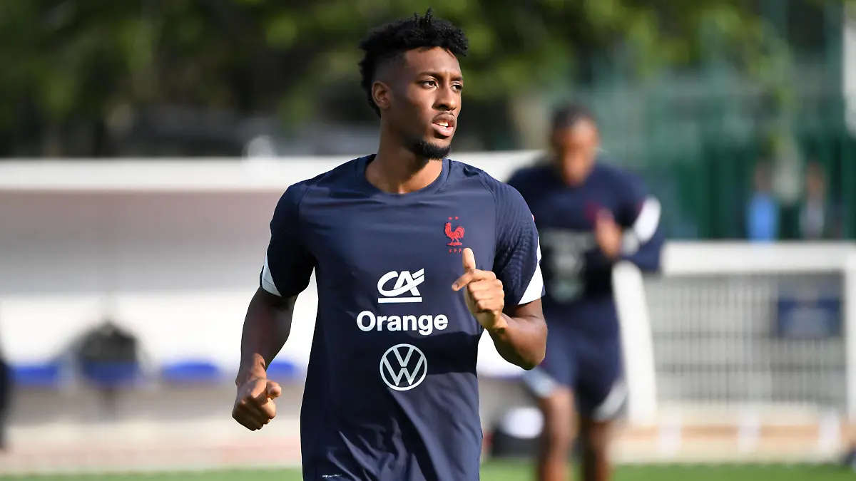  20 KINGSLEY COMAN FRA FOOTBALL : Equipe de France - Conference de presse / Entrainement - Qualifications coupe du monde 2022 - 30/08/2021 AnthonyBIBARD/FEP/Panoramic PUBLICATIONxNOTxINxFRAxITAxBEL