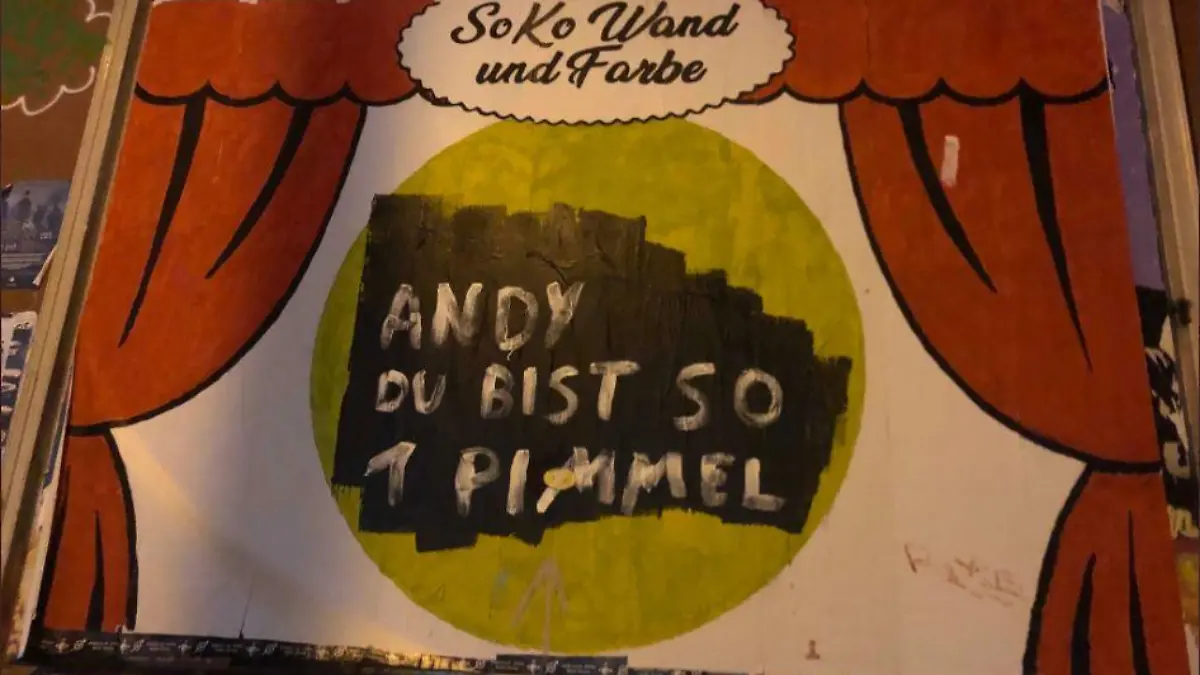 Plakat gegen Hamburgs Innensenator Andy Grote (Credit: twitter/flora_rote)