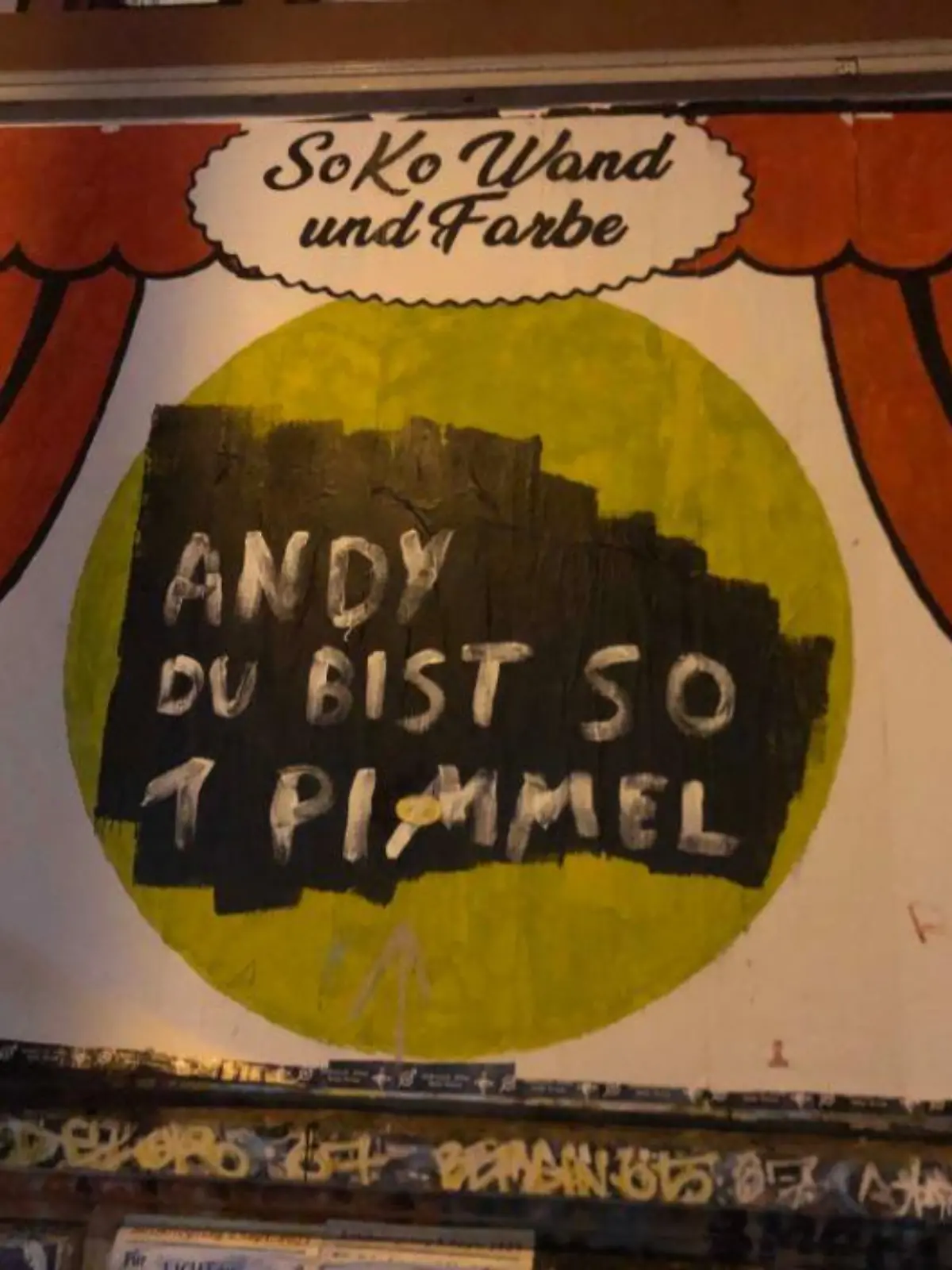 Plakat gegen Hamburgs Innensenator Andy Grote (Credit: twitter/flora_rote)
