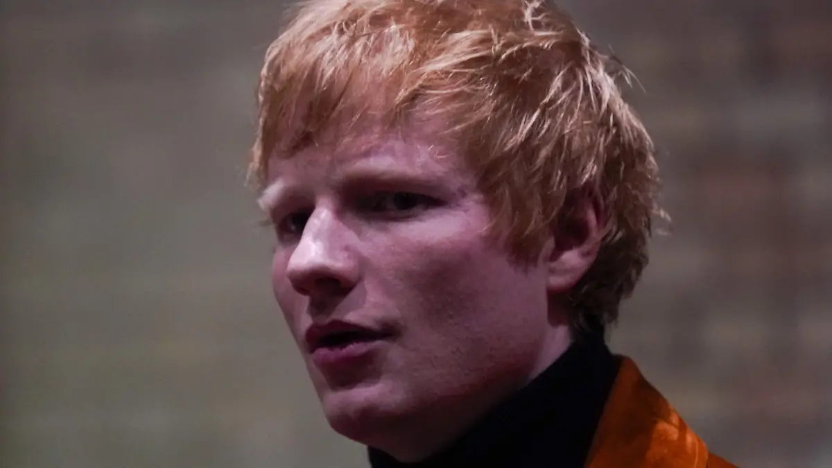 Earthshot Prize Awards. Ed Sheeran during the first Earthshot Prize awards ceremony at Alexandra Palace in London. Picture date: Sunday October 17, 2021. See PA story ROYAL Earthshot. Photo credit should read: Alberto Pezzali/PA Wire URN:63126635