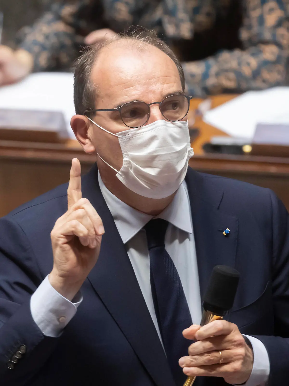  Paris, France October 19, 2021 - Weekly session of questions to the government at the French National Parliament - jean castex QAG, ASSEMBLEE NATIONALE, PARLEMENTAIRES, HEMICYCLE, POLITIQUE PUBLICATIONxNOTxINxFRA Copyright: xVincentxIsorex
