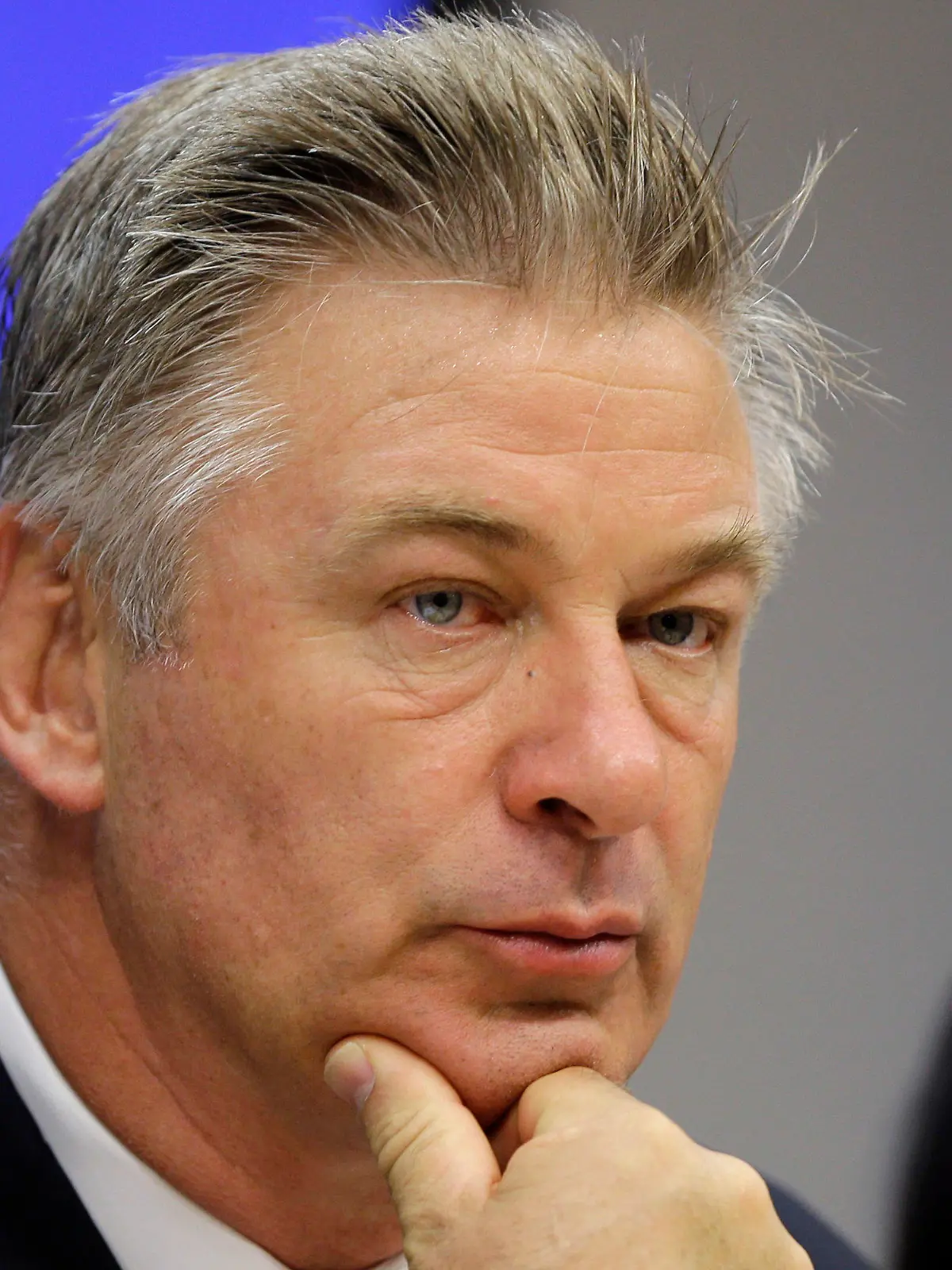FILE - In this Sept. 21, 2015 file photo, actor Alec Baldwin attends a news conference at United Nations headquarters. A prop firearm discharged by veteran actor Alec Baldwin, who is starring and producing a Western movie, killed his director of photography and injured the director Thursday, Oct. 21, 2021 at the movie set outside Santa Fe, N.M., the Santa Fe County Sheriff's Office said. (AP Photo/Seth Wenig, File)