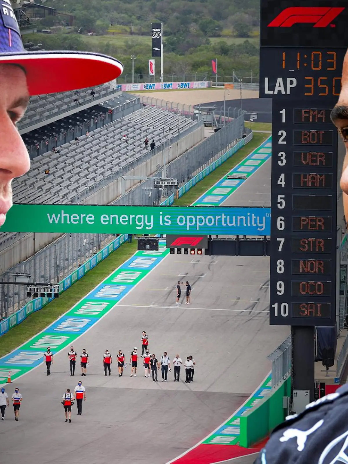 Nächste Runde im WM-Kampf: Max Verstappen und Lewis Hamilton werden es sich wohl auch in Austin wieder geben.