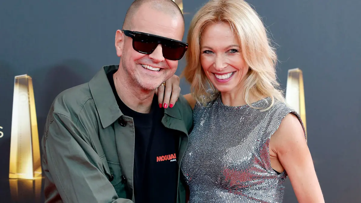 Moguai und Birte Glang bei der Verleihung des Deutschen Fernsehpreises 2021 im Tanzbrunnen. Köln, 16.09.2021