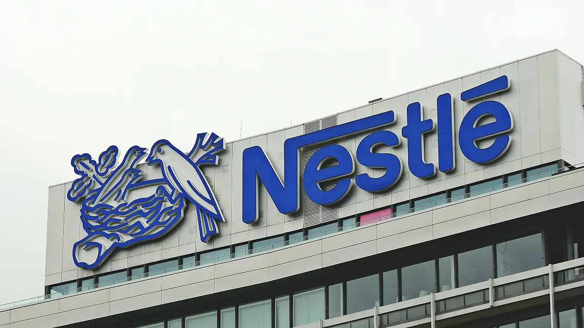 Der deutsche Nestlé Hauptsitz in Frankfurt am Main