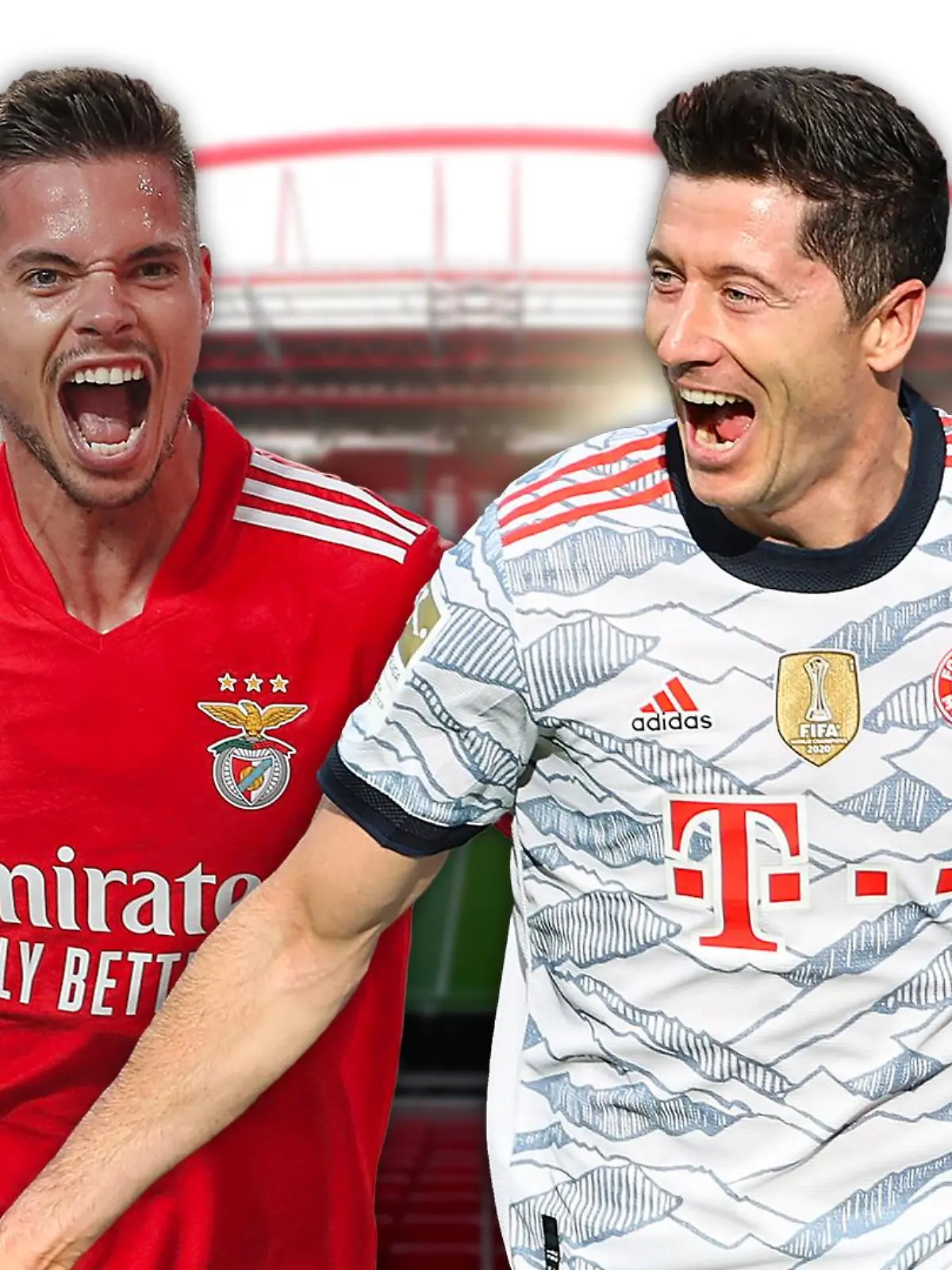 Der FC Bayern trifft auf Benfica Lissabon.