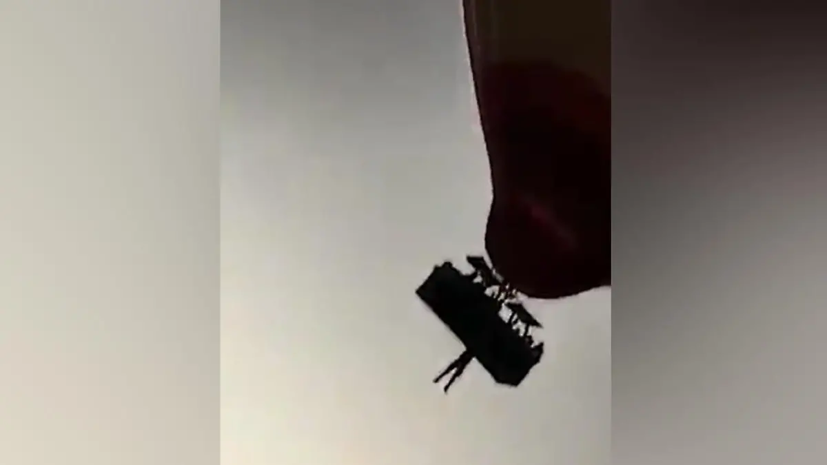 Mann bleibt an Heißluftballon hängen und stürzt in den Tod.