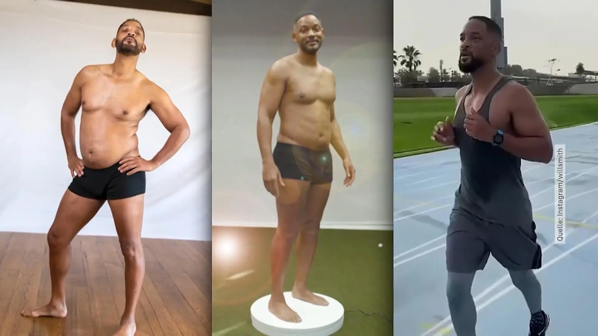 Will Smith sagt den Corona-Kilos den Kampf an Bäuchlein adé!