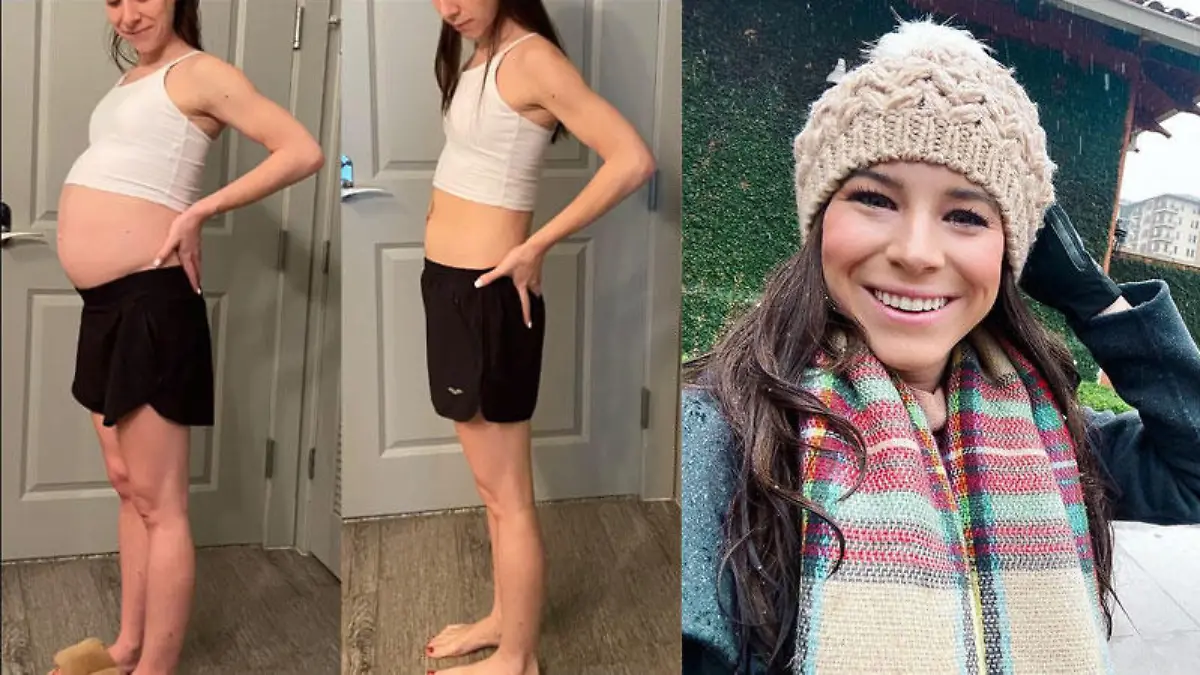 Amanda Shoultz aus Dallas bemerkt erstmals Anfang 2021, dass ihr Bauch immer größer wird - im Laufe der letzten Monate wächst er immer weiter