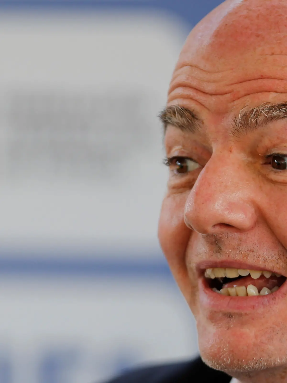 FIFA President Gianni Infantino visits Venezuela - Universidad central de Venezuela stadium - Caracas, Venezuela - October 15, 2021 FIFA President Gianni Infantino attends a news conference   REUTERS/Leonardo Fernandez Viloria