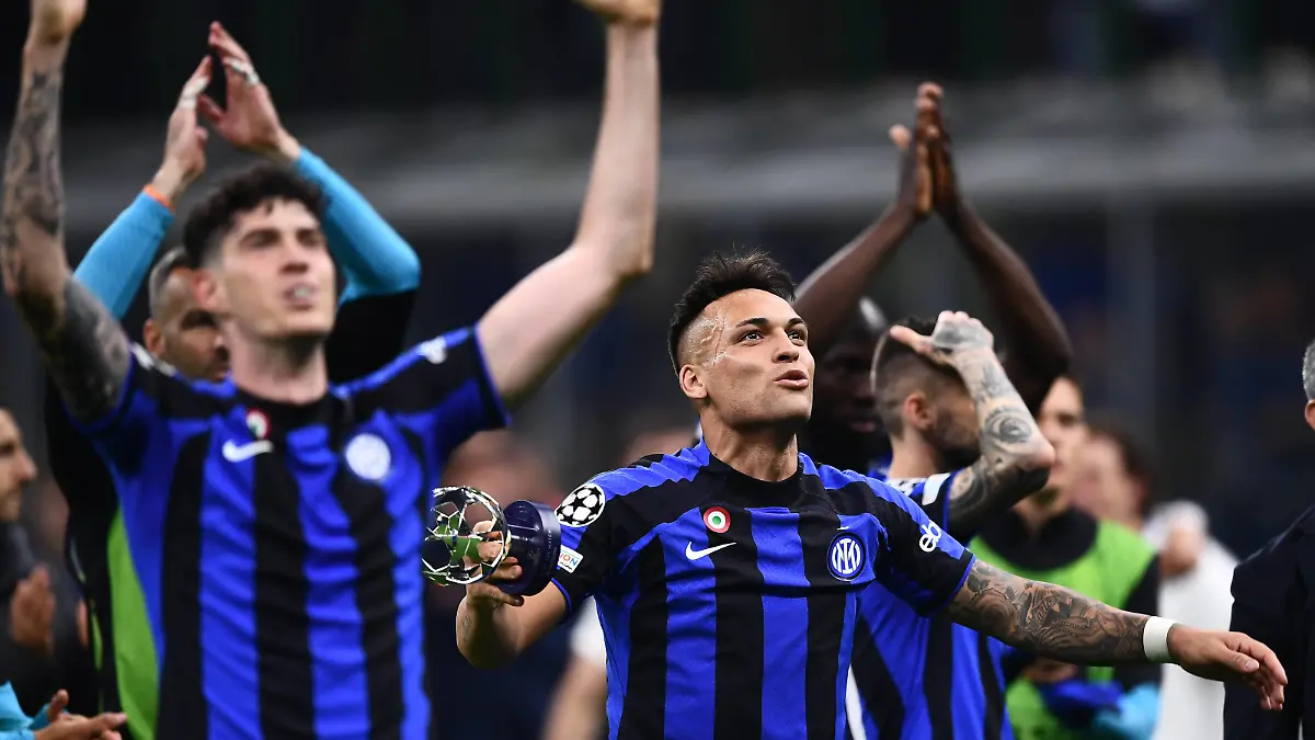 Mg Milano 16/05/2023 - Champions League / Inter-Milan / foto Matteo Gribaudi/Image nella foto: Lautaro Martinez PUBLICATIONxNOTxINxITA