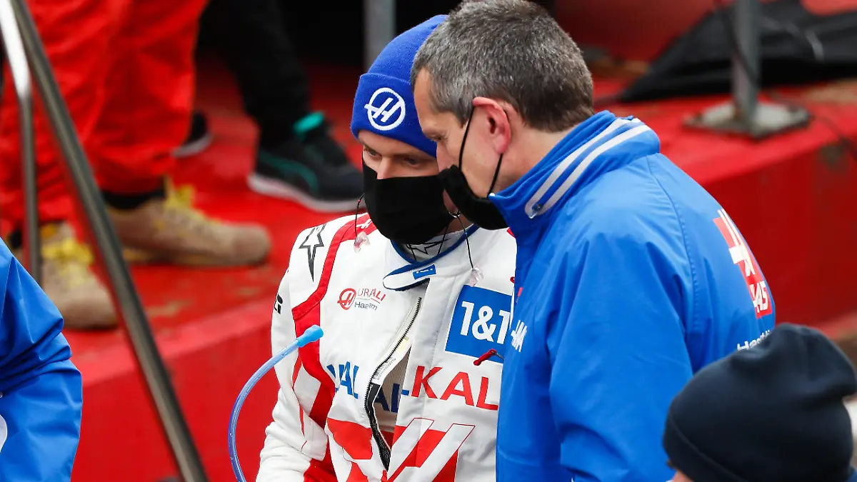 Mick Schumacher und Günther Steiner