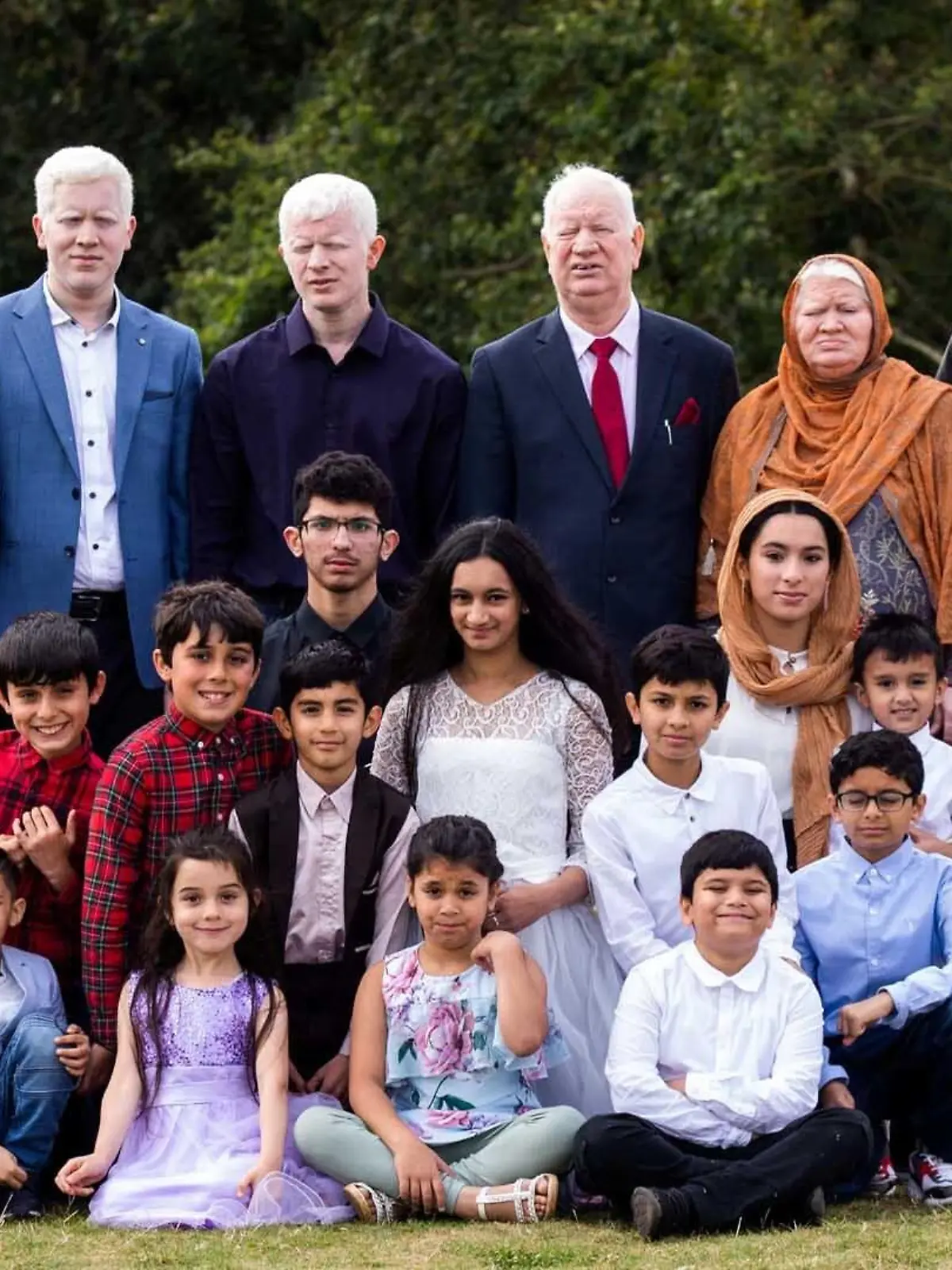 Die Parvez' sind die größte Albino-Familie weltweit.